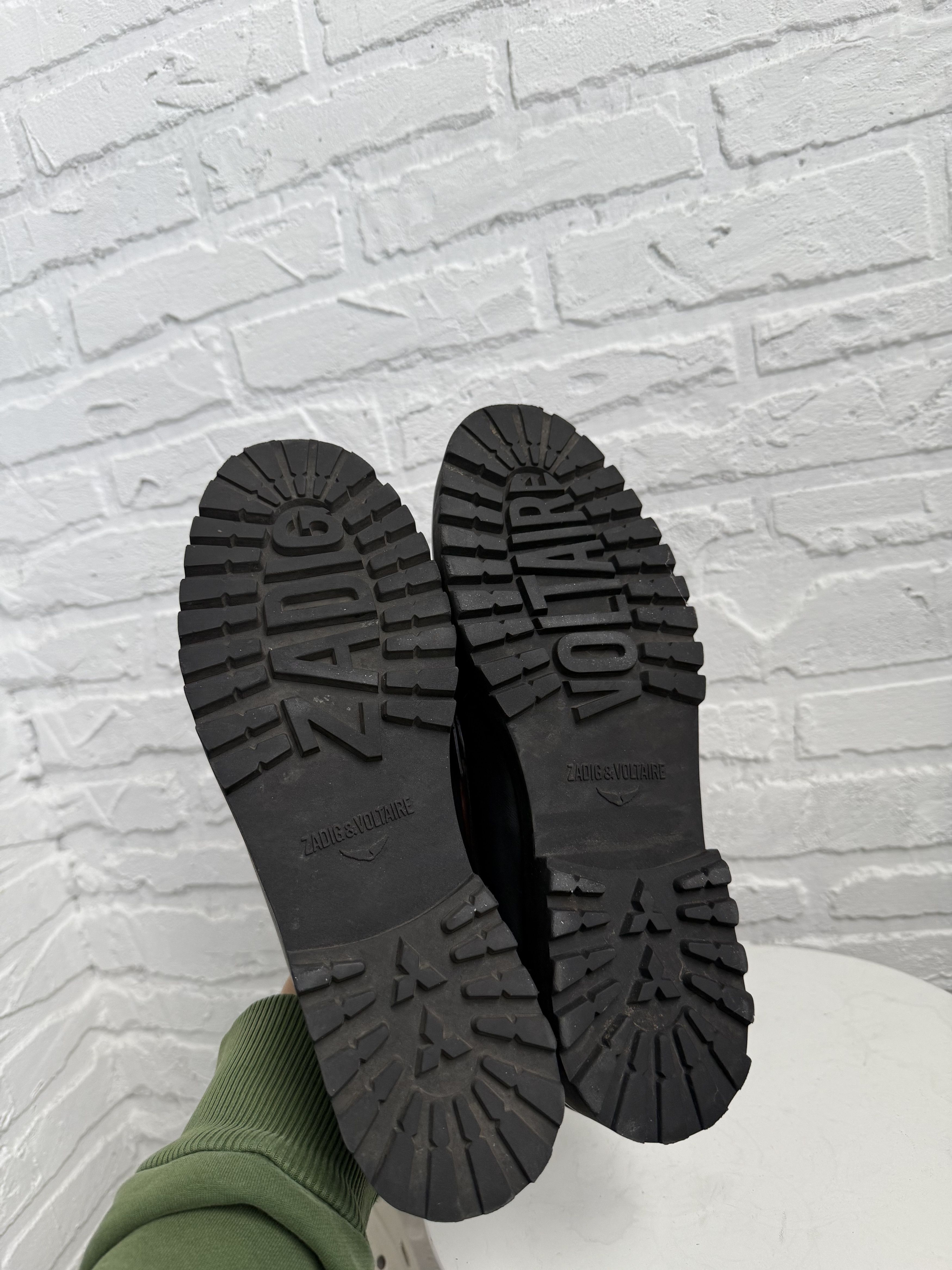 Zadig & Voltaire Zadig & Voltaire Joecassin Loafers Wing Charm Chunky Size US 8 / EU 41 - 10 Thumbnail