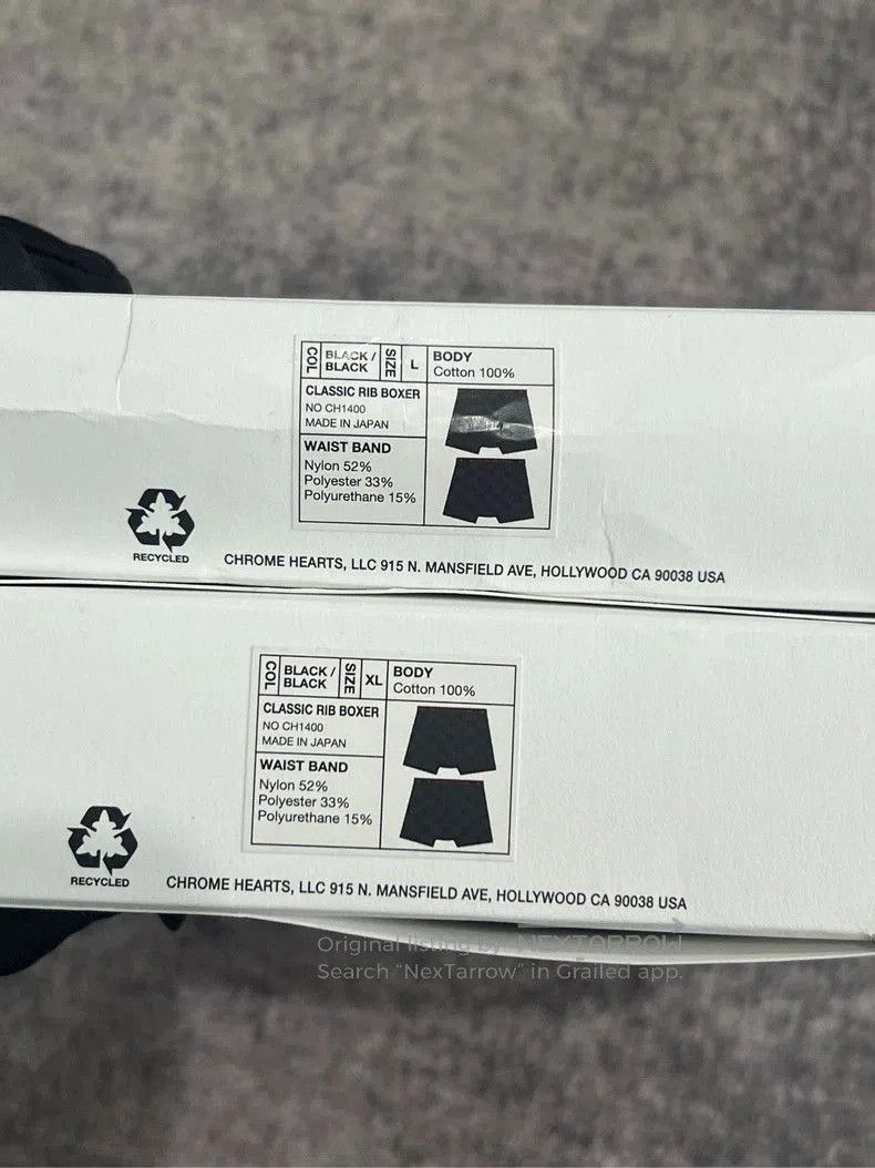 Chrome Hearts Chrome Hearts Checkerboard Print Boxer Briefs. Size US 34 / EU 50 - 6 Thumbnail