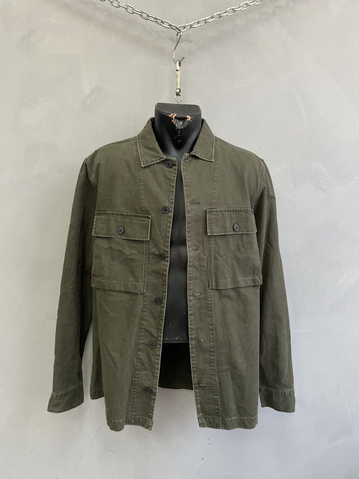 Allsaints All Saints green military field jacket utility street style Size US M / EU 48-50 / 2 - 8 Thumbnail