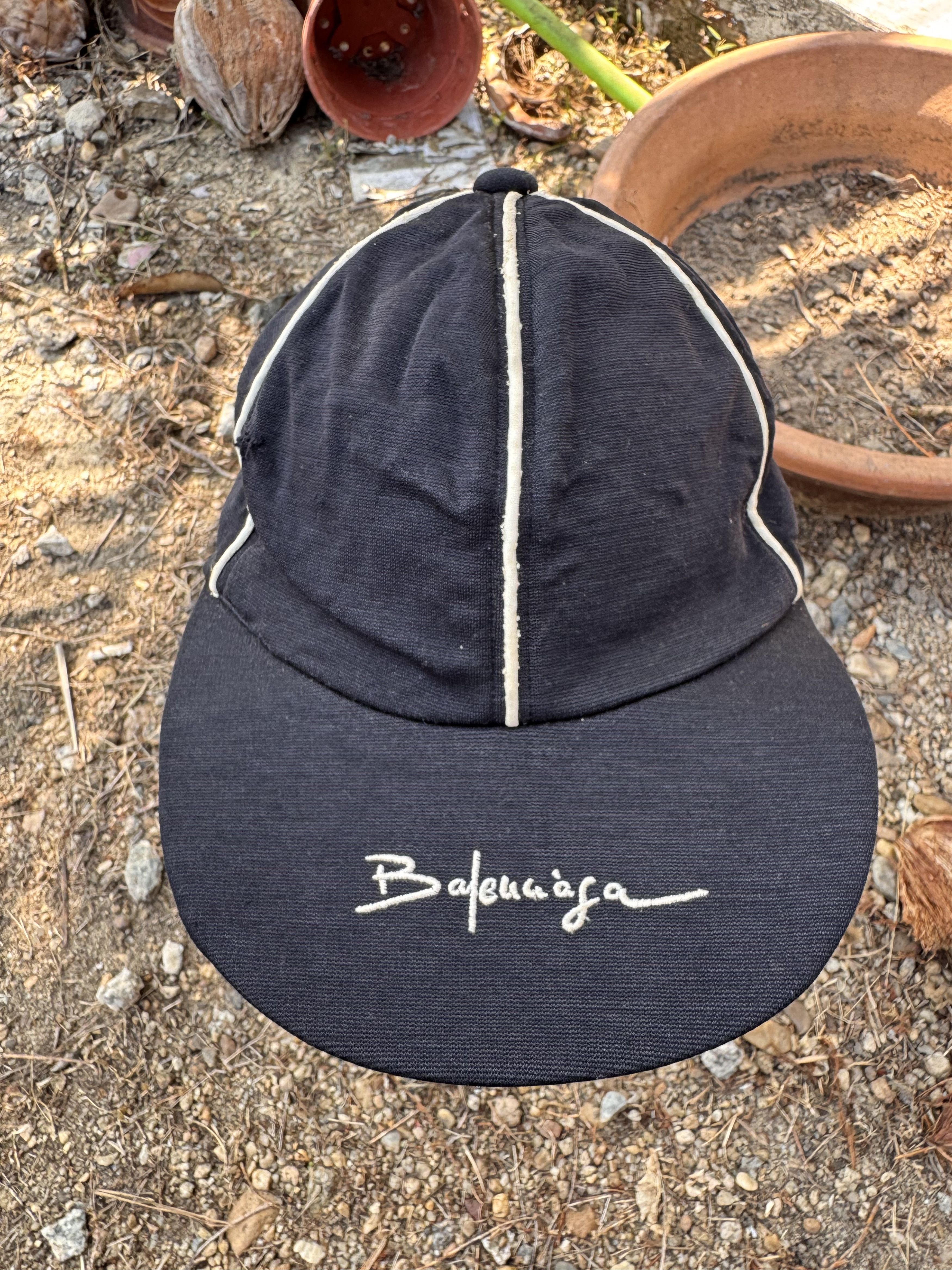 Balenciaga Vintage 90s Distressed Balenciaga Cap Size ONE SIZE - 19 Thumbnail