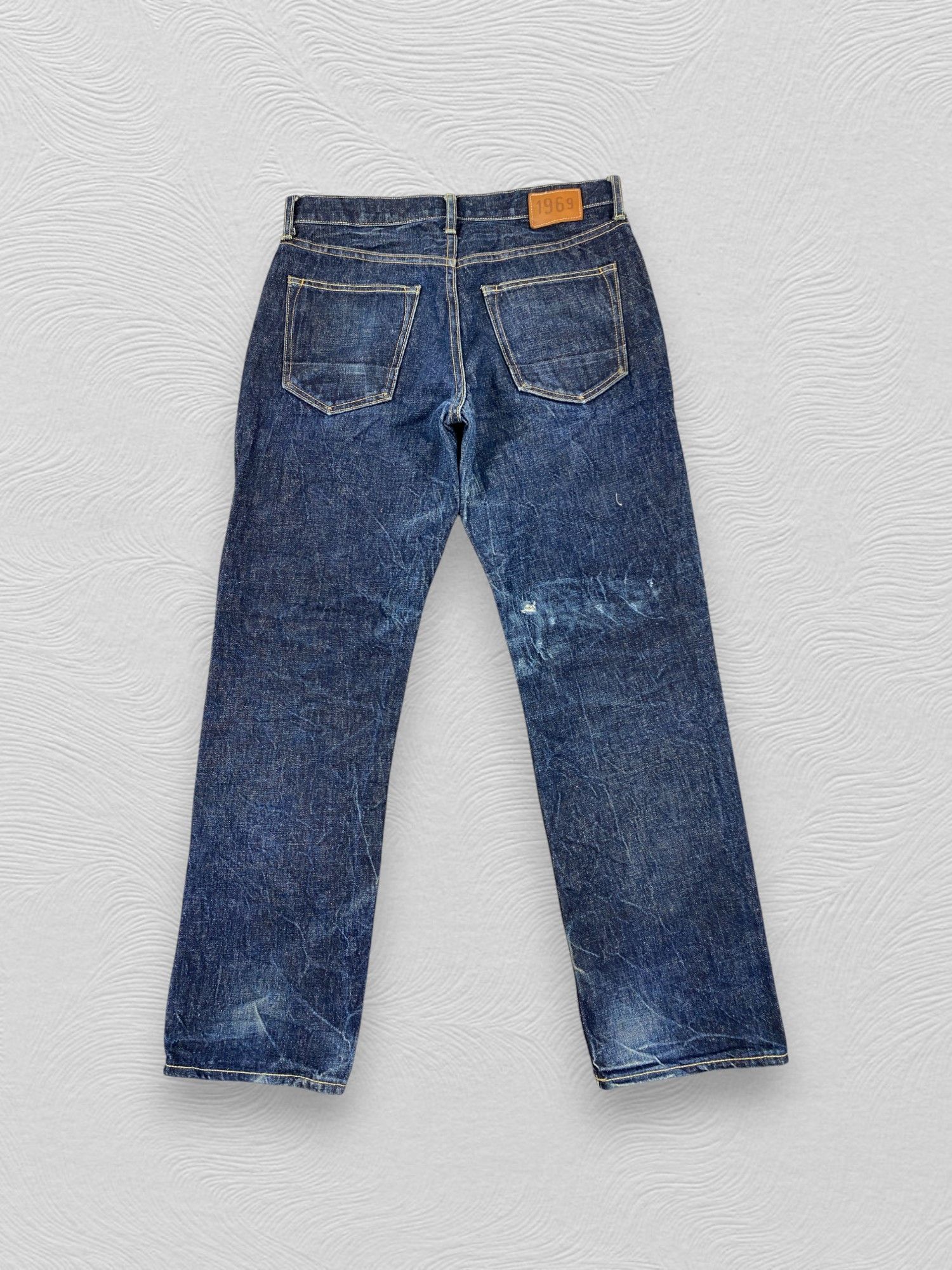 Japanese Brand Dark Blue Gap 1969 Jeans 32x29.5 Denim- JN3912 Size US 32 / EU 48 - 2 Thumbnail