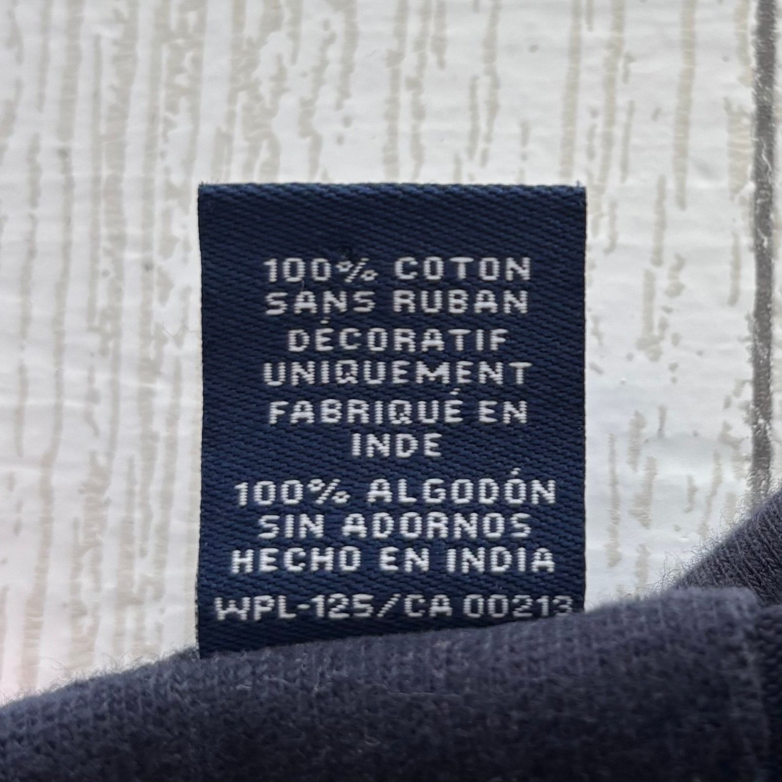 Chaps Chaps Navy Quarter Zip Pullover Mock Neck Size Large Size US L / EU 52-54 / 3 - 6 Thumbnail