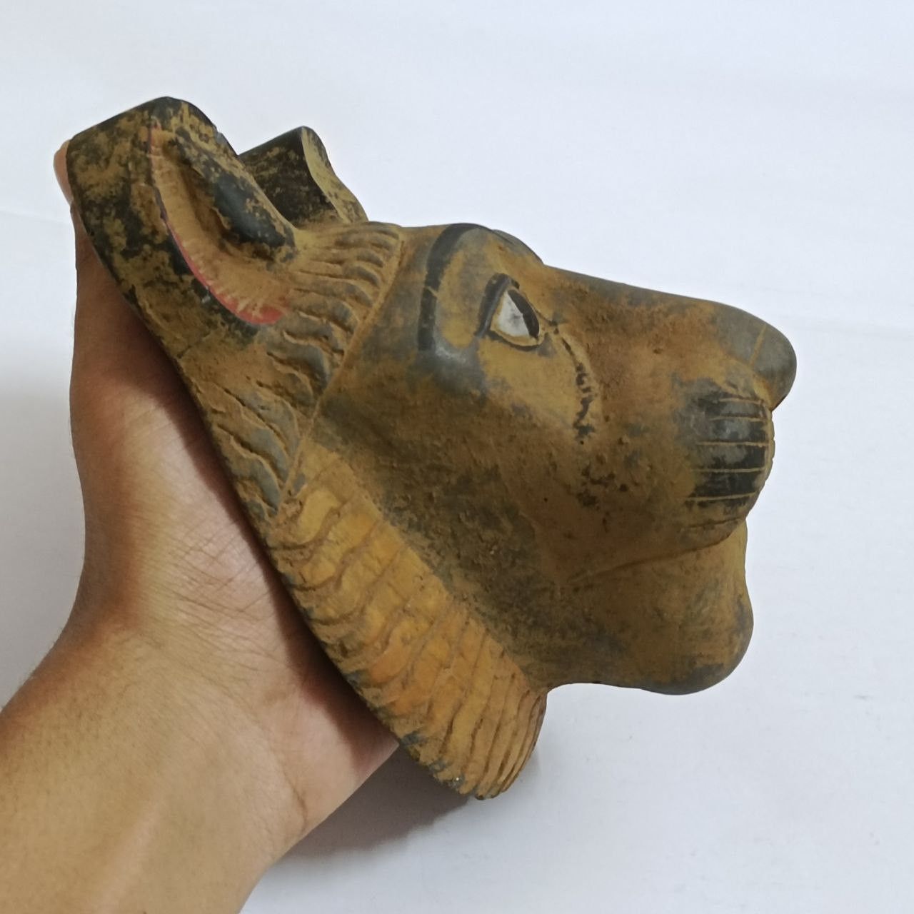 Handmade Handmade Bastet cat statue rare Egyptian pharaonic style art Size ONE SIZE - 6 Thumbnail