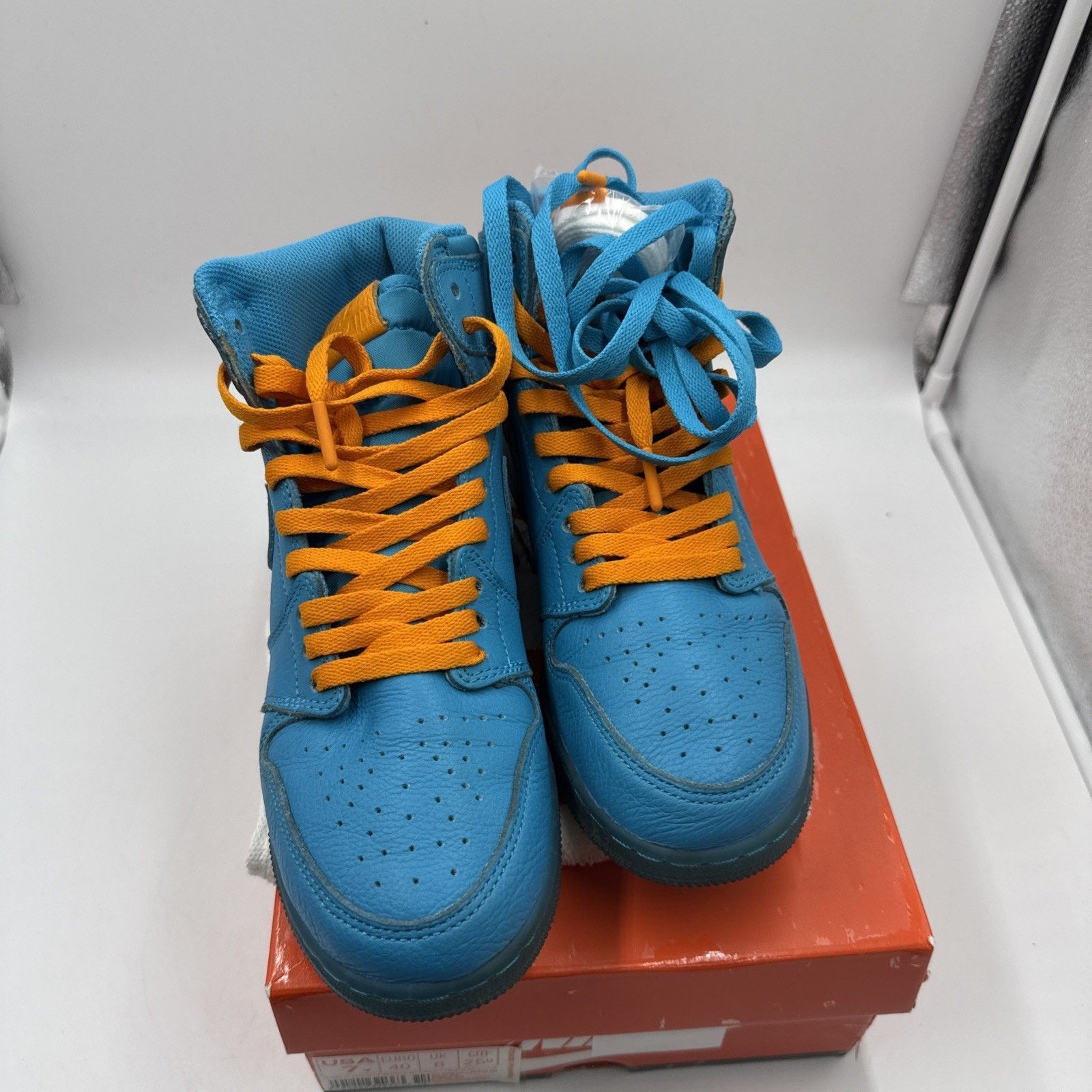 Jordan Brand Size 7 (GS) - Jordan 1 Retro OG G8RD High Blue Lagoon Size US 7 / IT 37 - 2 Thumbnail