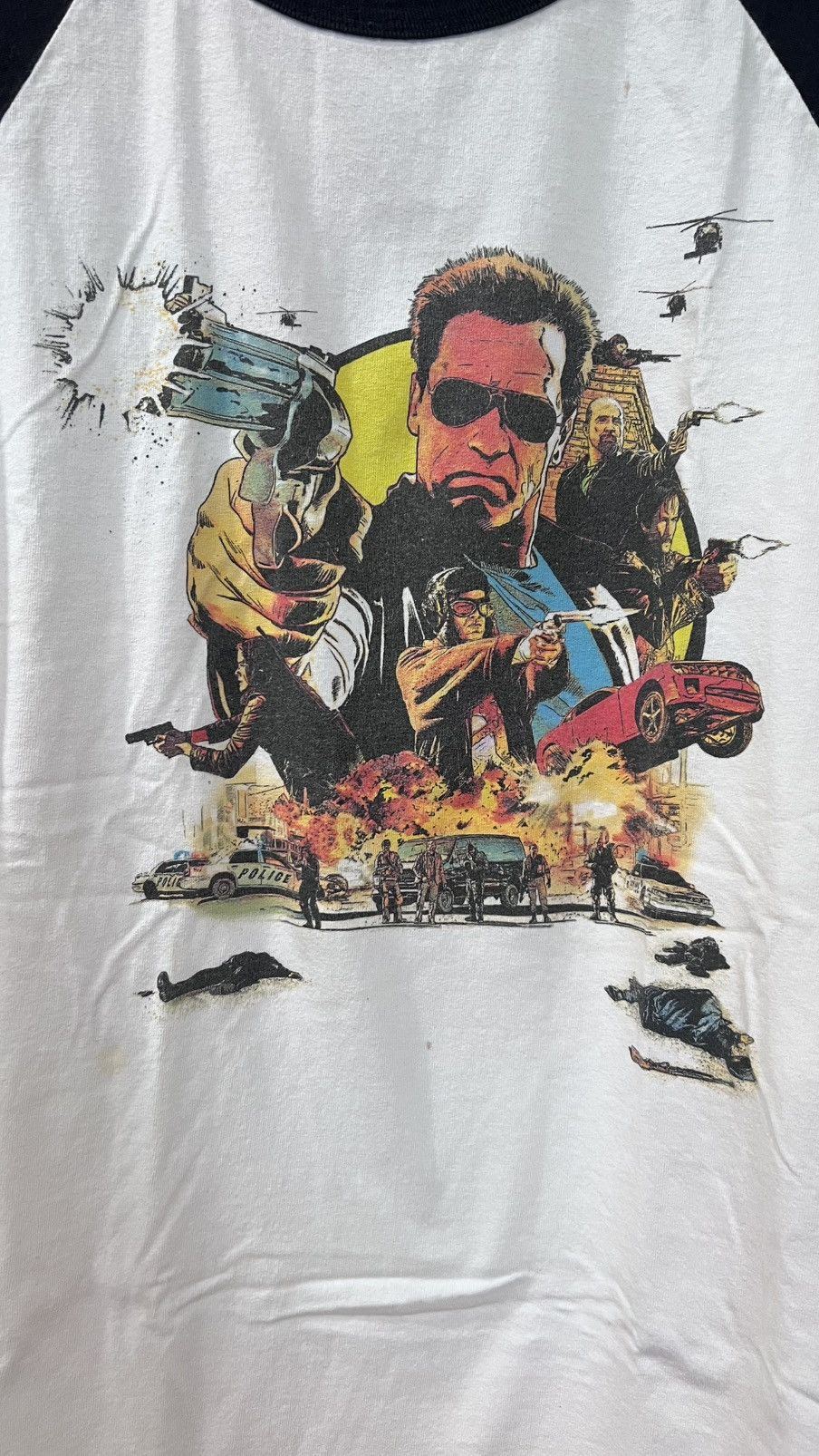 Vintage ARNOLD SCHHARZENEGGER “The Last Stand” 3/4 Sleeve Size XL Size US XL / EU 56 / 4 - 2 Thumbnail