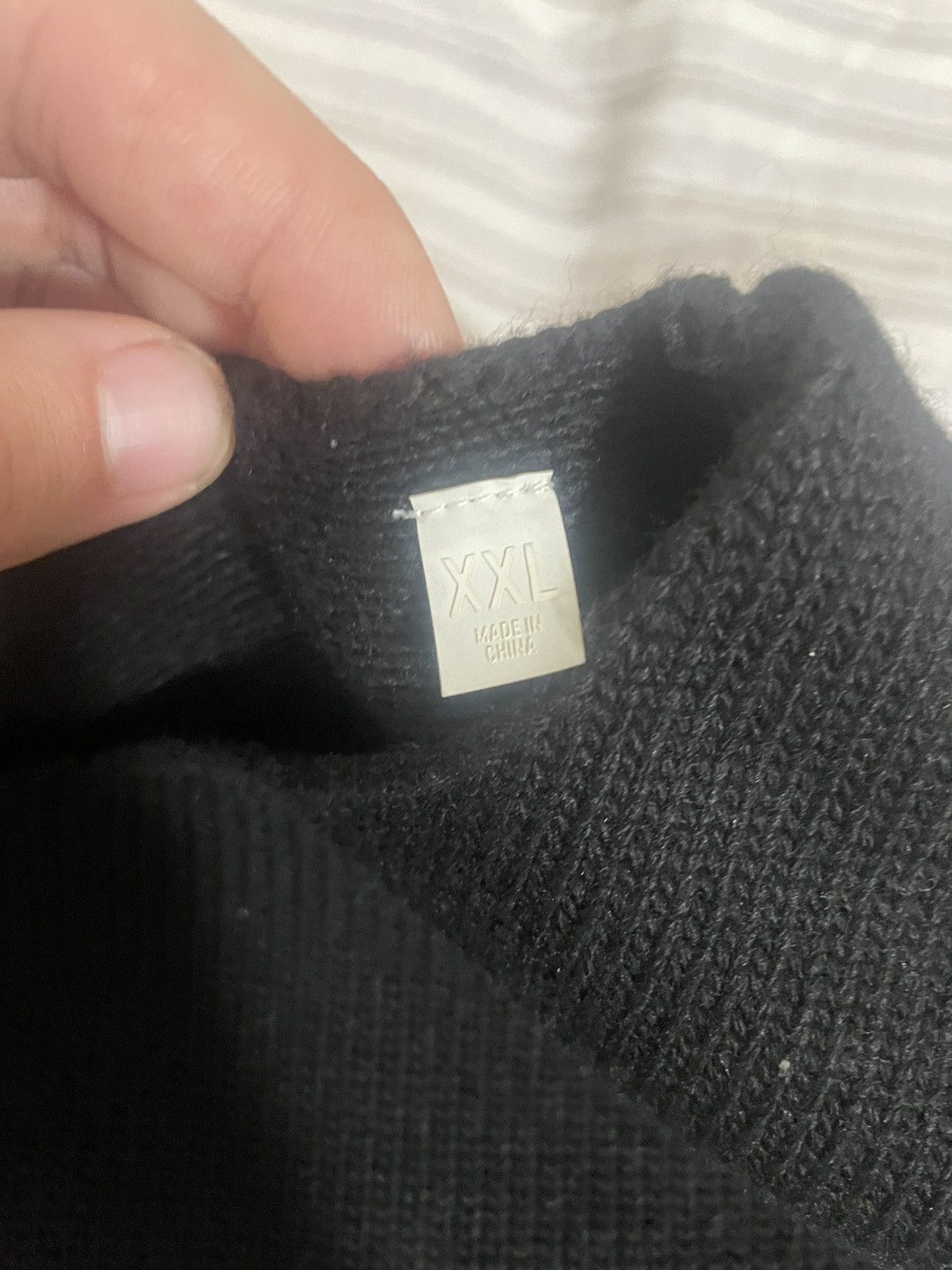 Fear of God Fear of God FW25 Script Crewneck Black Knit Size US XXL / EU 58 / 5 - 4 Thumbnail