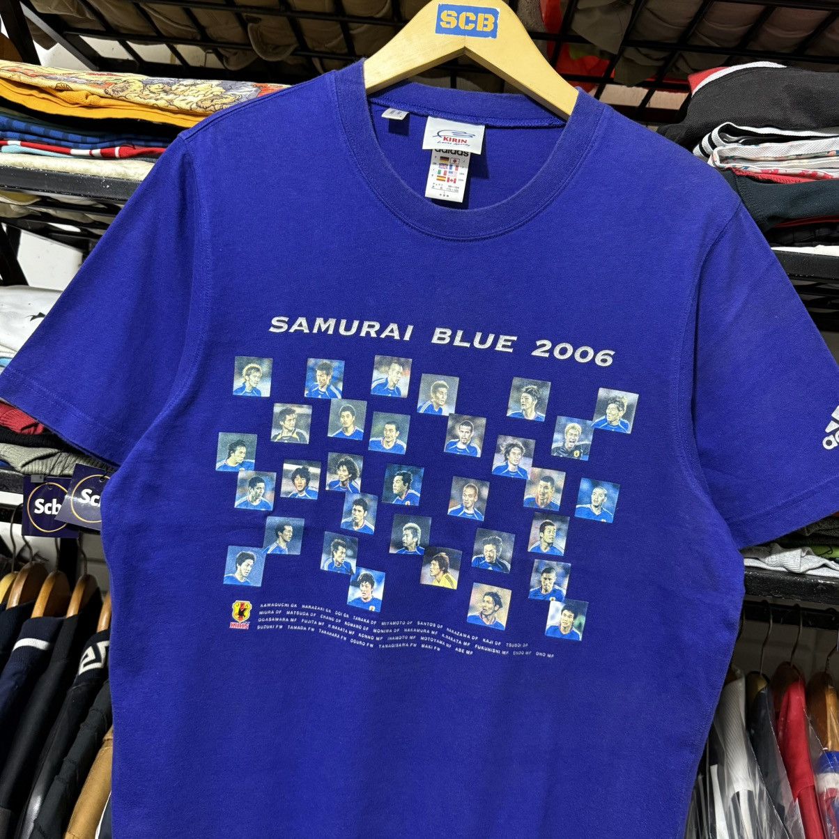 Adidas Adidas JFA japan kirin samurai blue 2006 t shirt Size US L / EU 52-54 / 3 - 2 Thumbnail