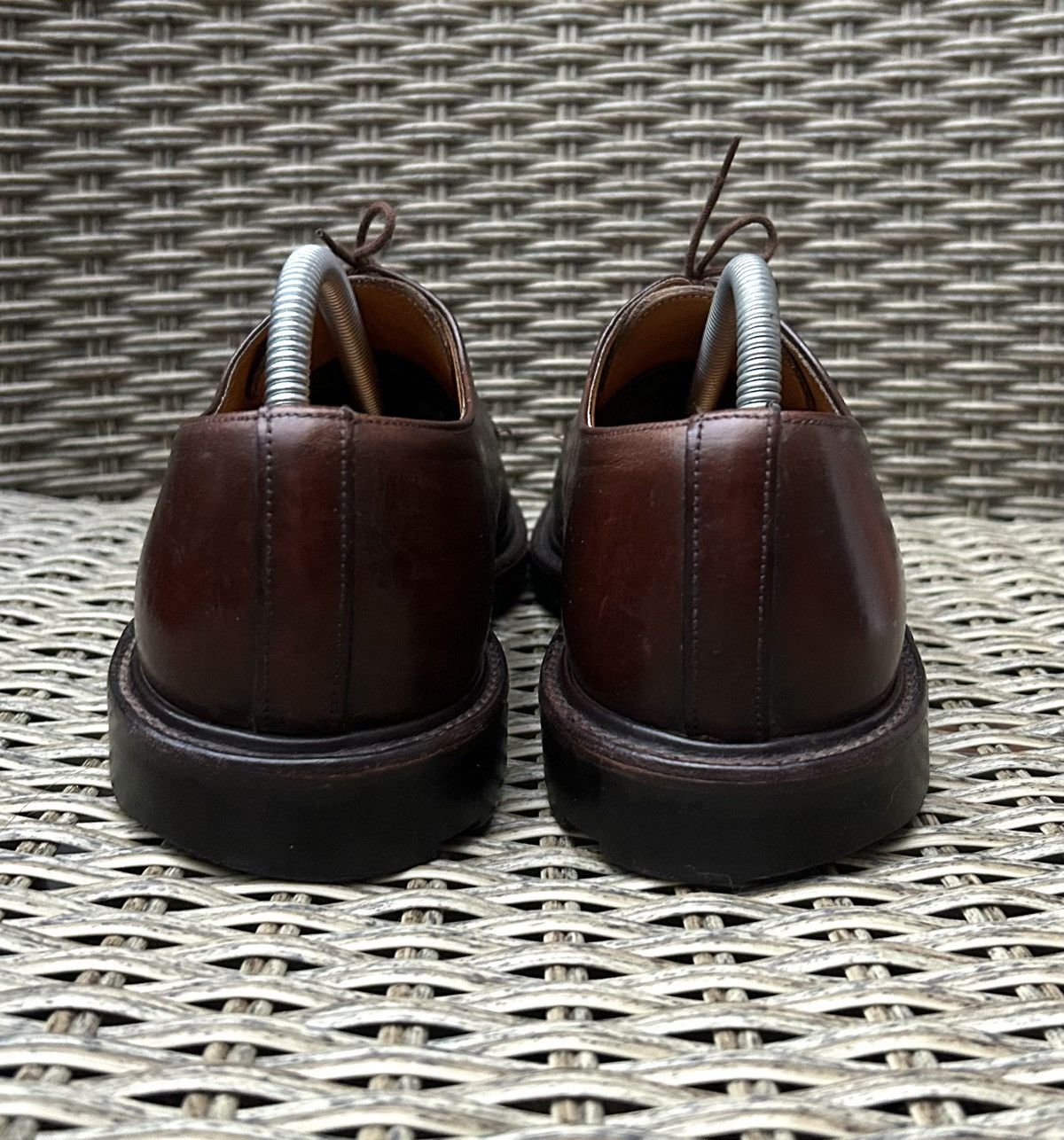 Grenson Vintage 90s Grenson Country Label Plain Toe Brown Derby Size US 8 / EU 41 - 5 Thumbnail