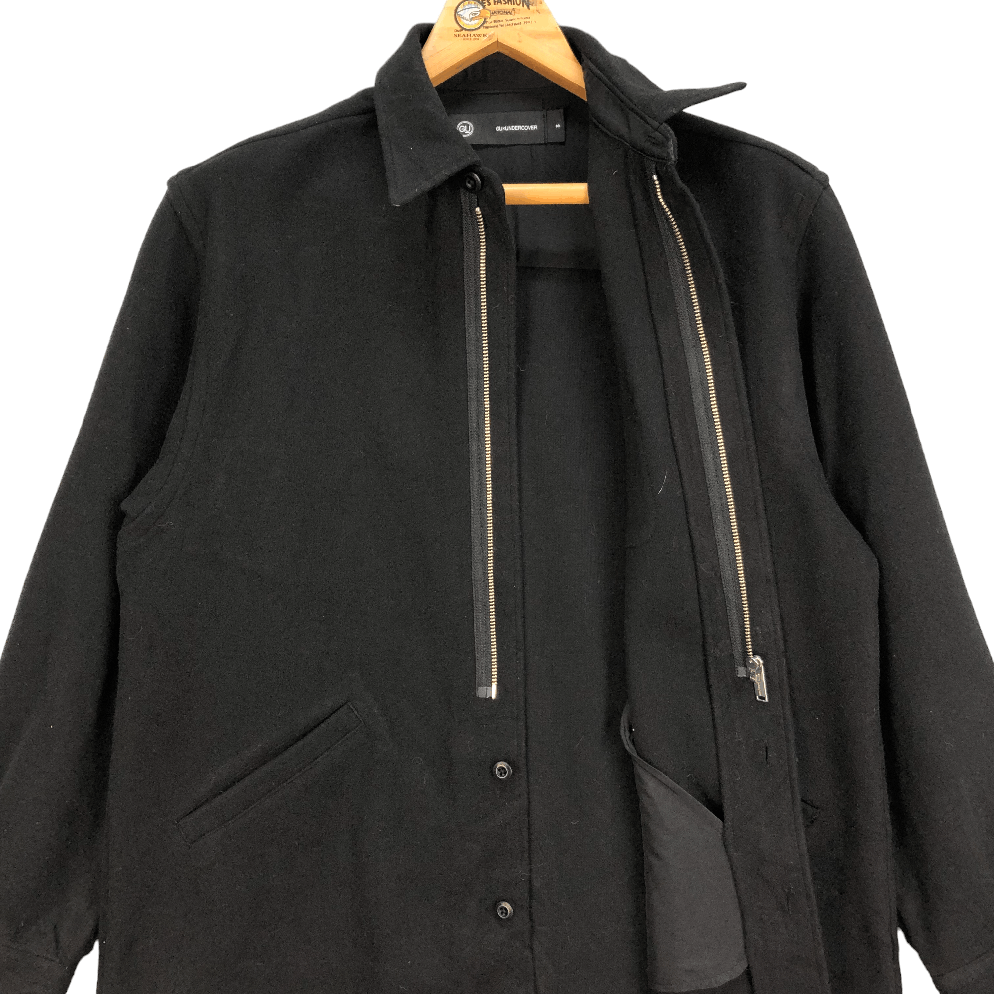 GU × Undercover GU X UNDERCOVER HALF ZIPPER & BUTTON SHIRT JACKET #5096-33 Size US S / EU 44-46 / 1 - 8 Thumbnail