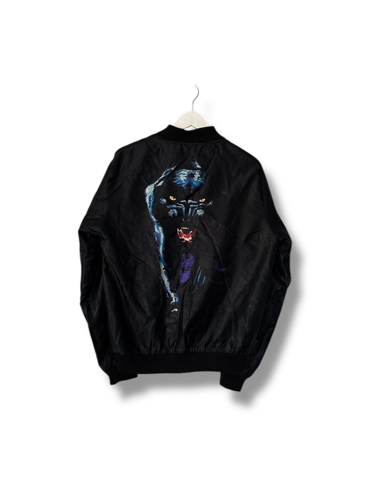 Vintage Vintage Big Logo Black Panther Boxy Bomber Jacket Oversize Size US L / EU 52-54 / 3 - 1 Thumbnail