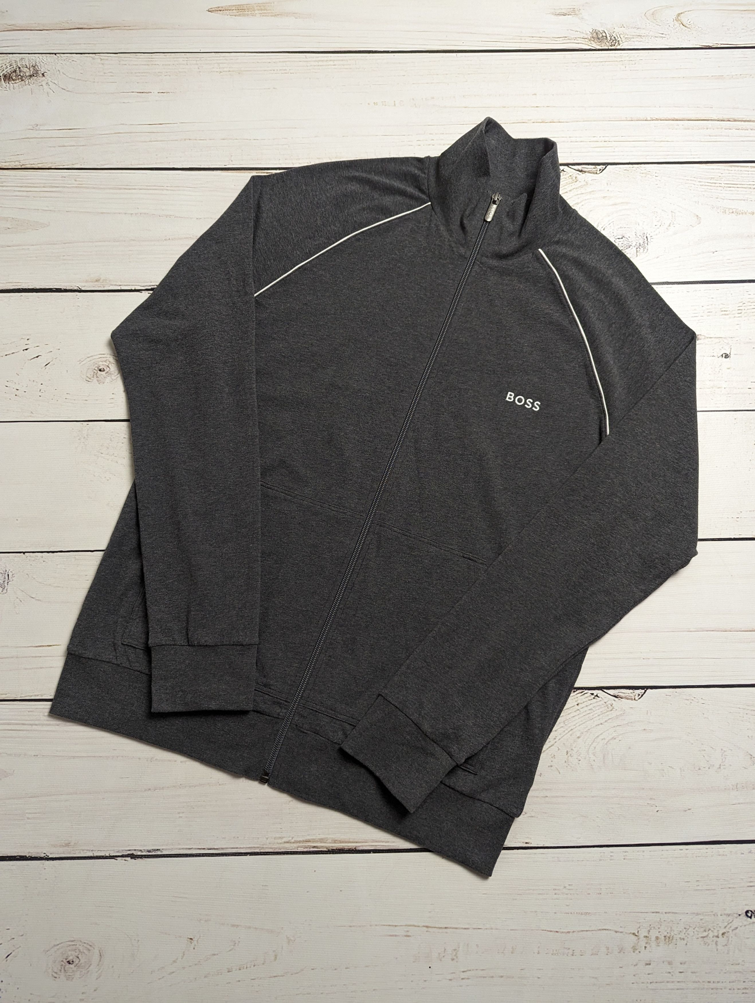 Hugo × Hugo Boss Hugo Boss Full Zip Light Jacket size S / sweater Size US S / EU 44-46 / 1 - 1 Thumbnail
