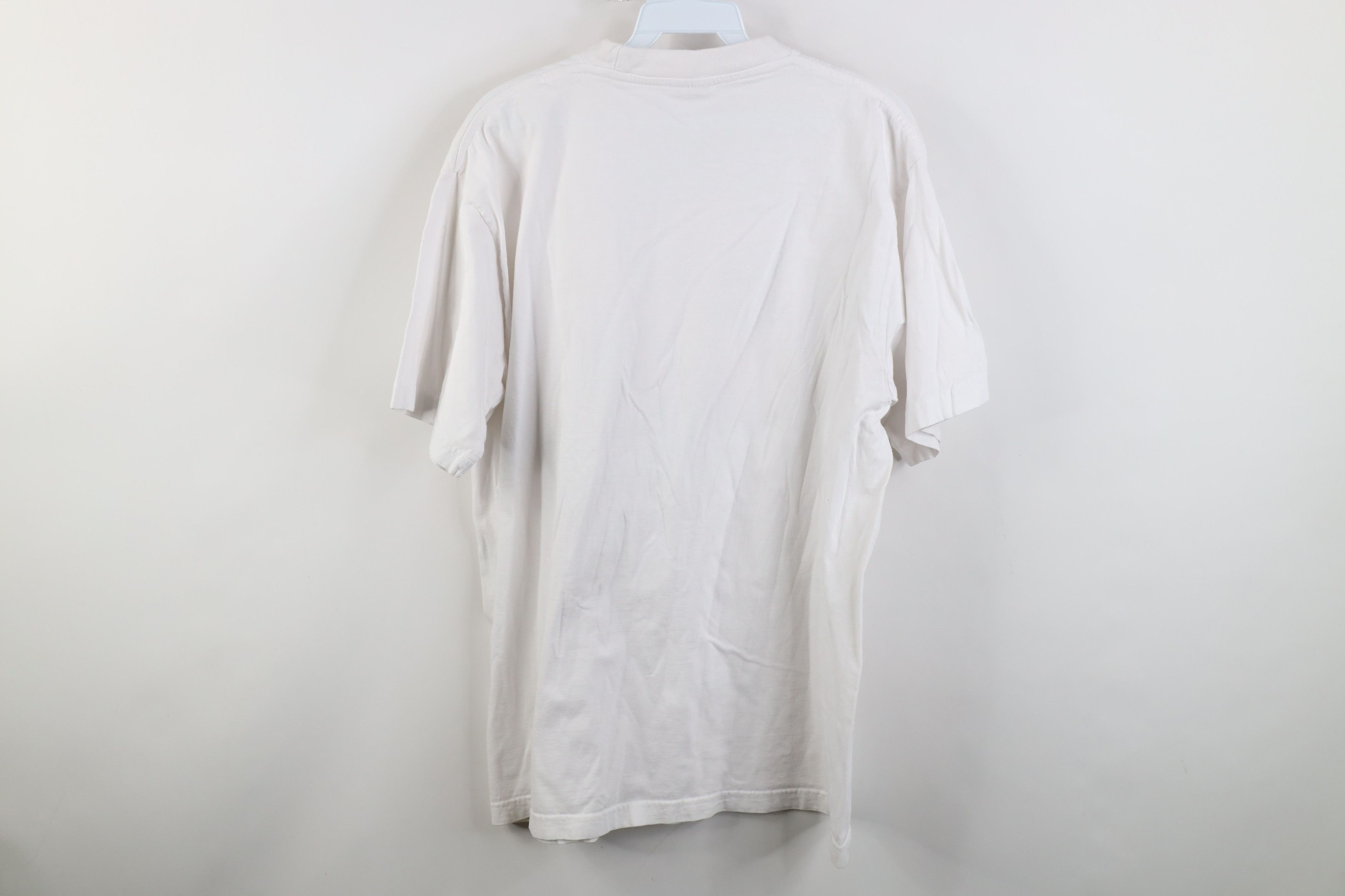 Vintage Vintage 90s European River Cruising Map T-Shirt White Cotton Size XL / US 12-14 / IT 48-50 - 10 Thumbnail