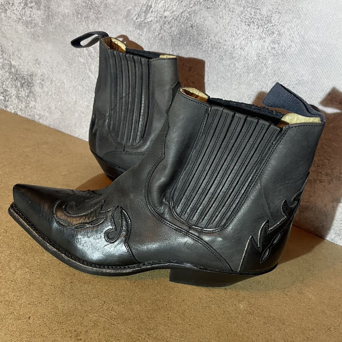 Sancho Boots Vintage Sancho Abarca Cowboy Boots Leather Size 38 Size US 6.5 / EU 39-40 - 5 Thumbnail