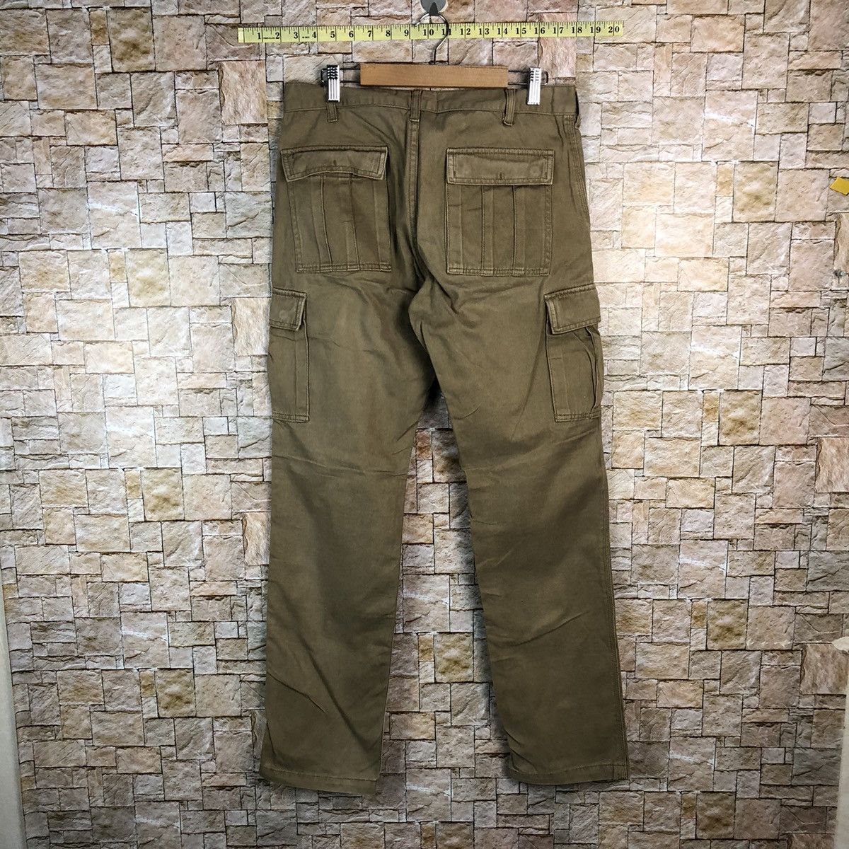 Japanese Brand Red Skins Brown utility Cargo Multipocket Pants #A650 Size US 31 - 16 Thumbnail