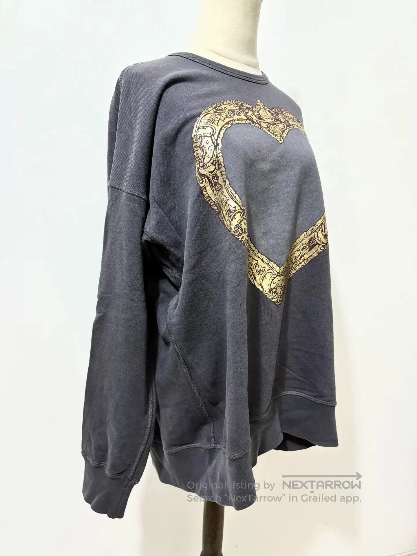 Vivienne Westwood vivienne westwood gray heart sweatshirt. Size S / US 4 / IT 40 - 3 Thumbnail