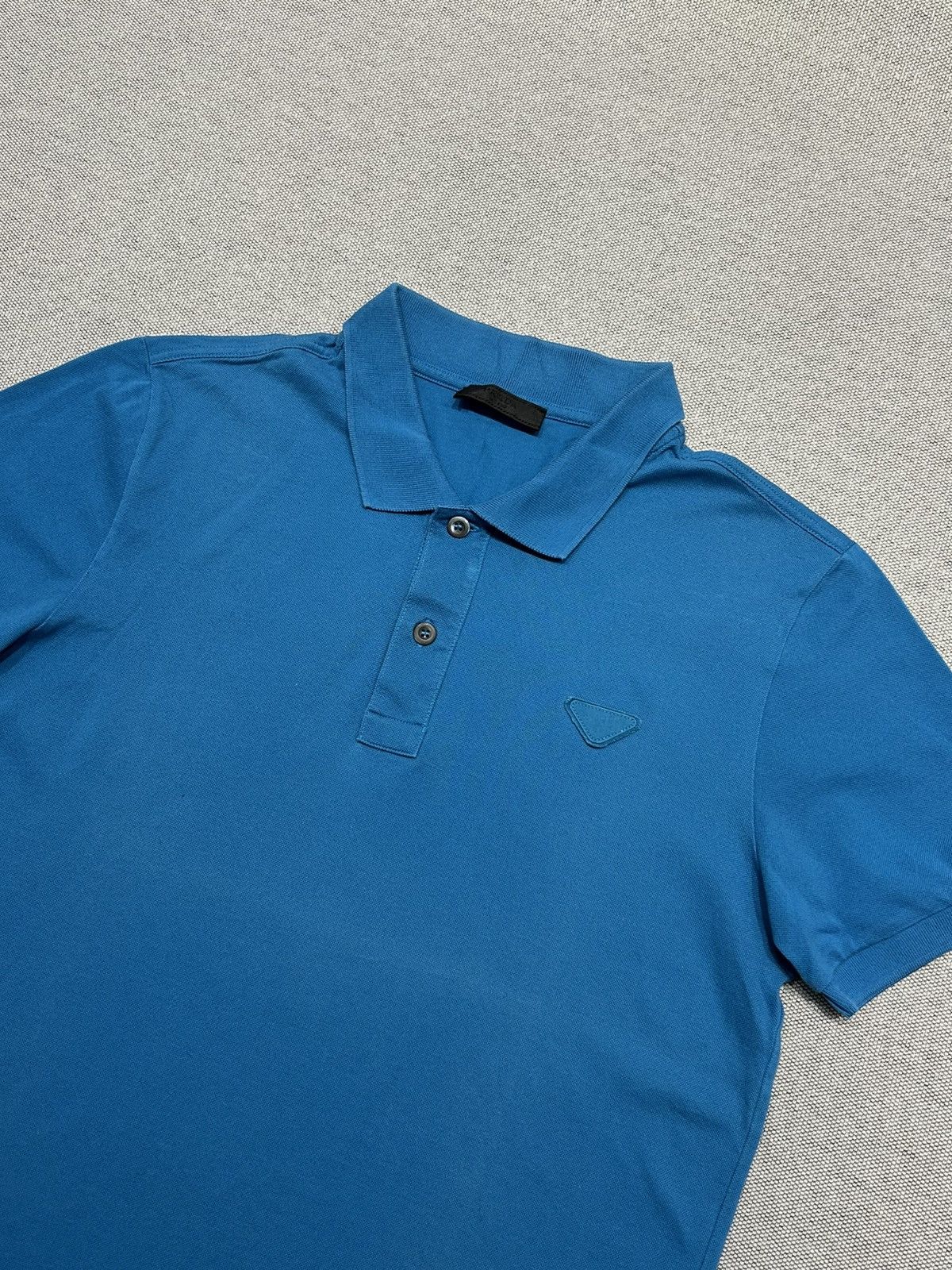 Prada Prada polo t-shirt blue Size US M / EU 48-50 / 2 - 3 Thumbnail
