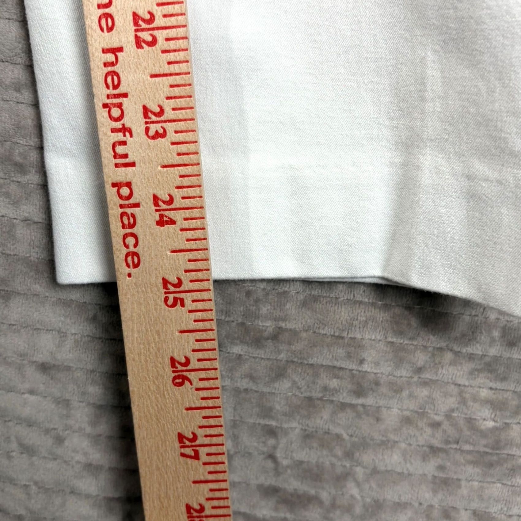 Spanx VINTAGE? No. Spanx The Perfect Pant White Slim Straight Leg Pull On Trousers Large L Size 24" / US 00 / IT 34 - 3 Thumbnail
