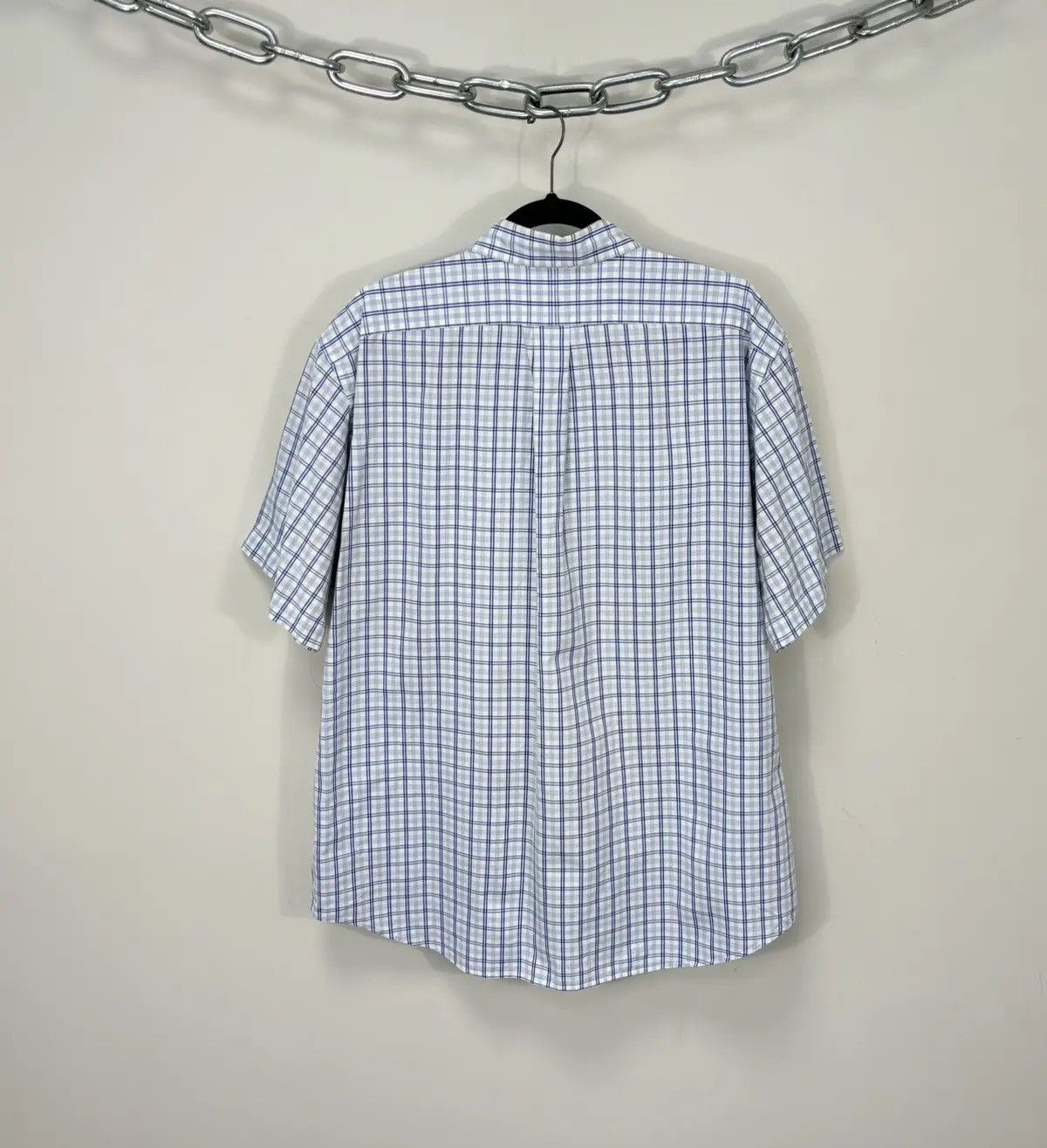 Polo Ralph Lauren × Ralph Lauren × Vintage Vintage Polo Ralph Lauren Y2K Checkered Short Sleeve Shirt Size US XL / EU 56 / 4 - 13 Thumbnail