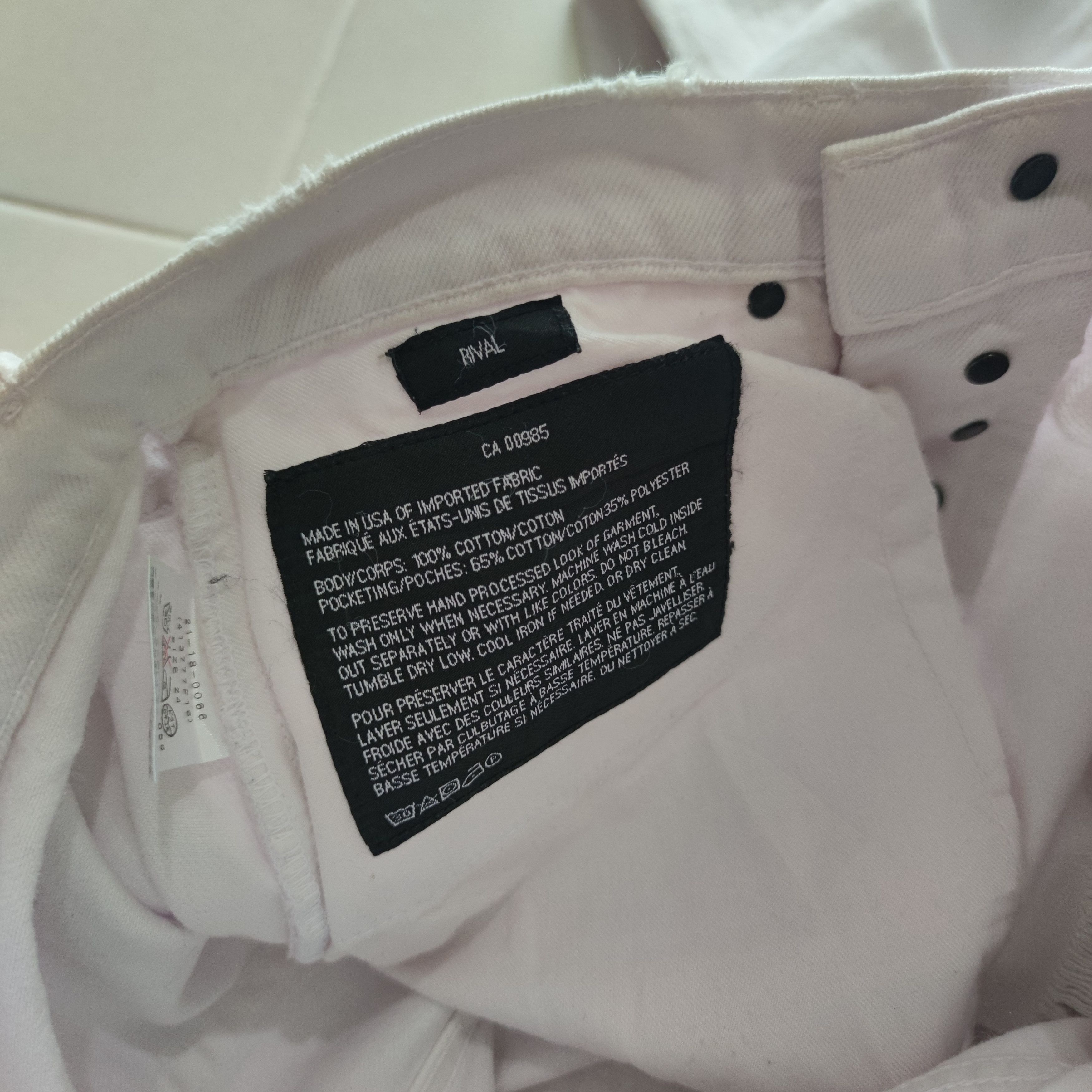 Alexander Wang DENIM X ALEXANDER WANG RIVAL DISTRESSED DESIGN DENIM Size 28" / US 6 / IT 42 - 5 Thumbnail