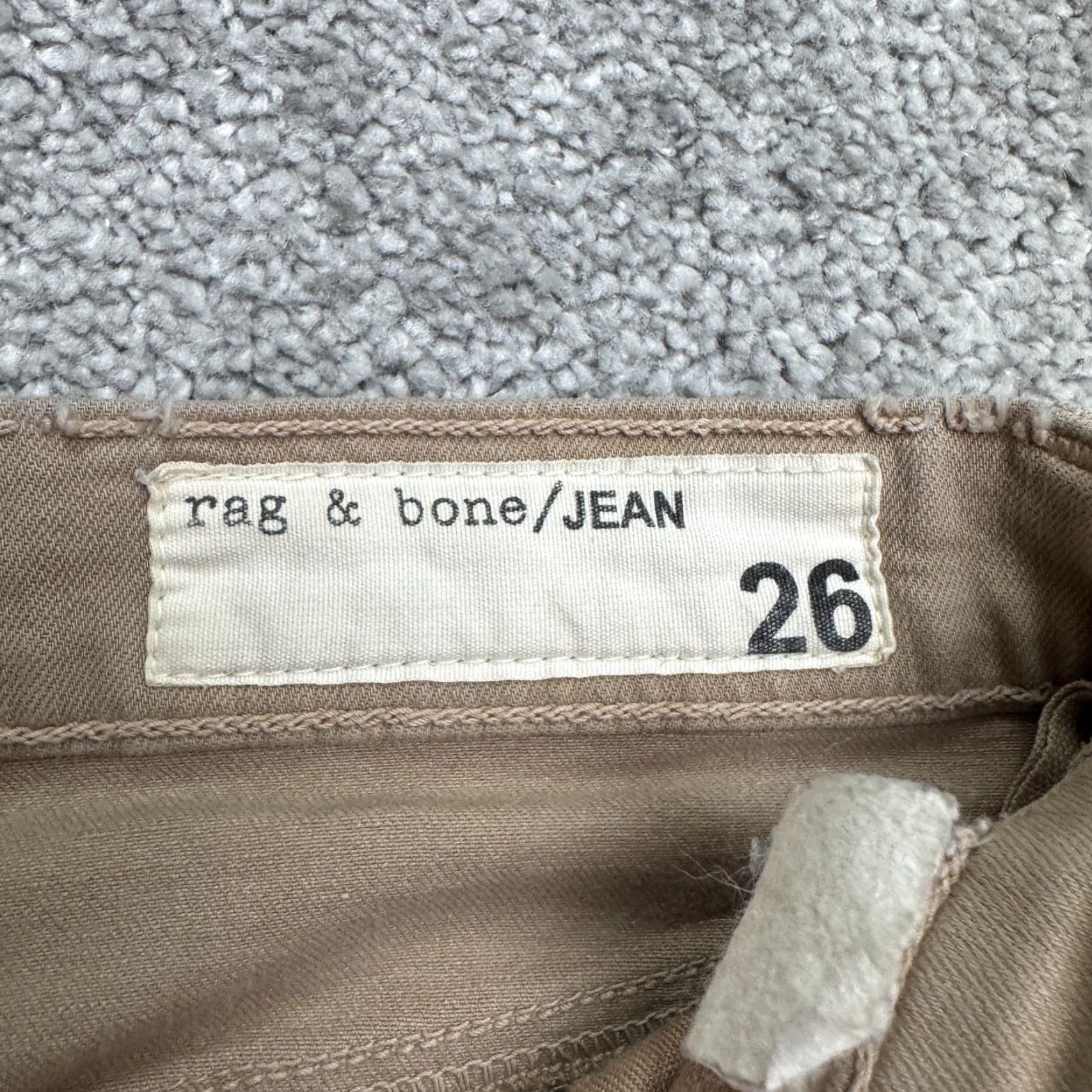 Rag & Bone rag & bone Jeans Womens 26 Tan Brown Mid Rise Stretch Denim Skinny 5-Pocket City Streetwear Womens Size 26" / US 2 / IT 38 - 7 Thumbnail