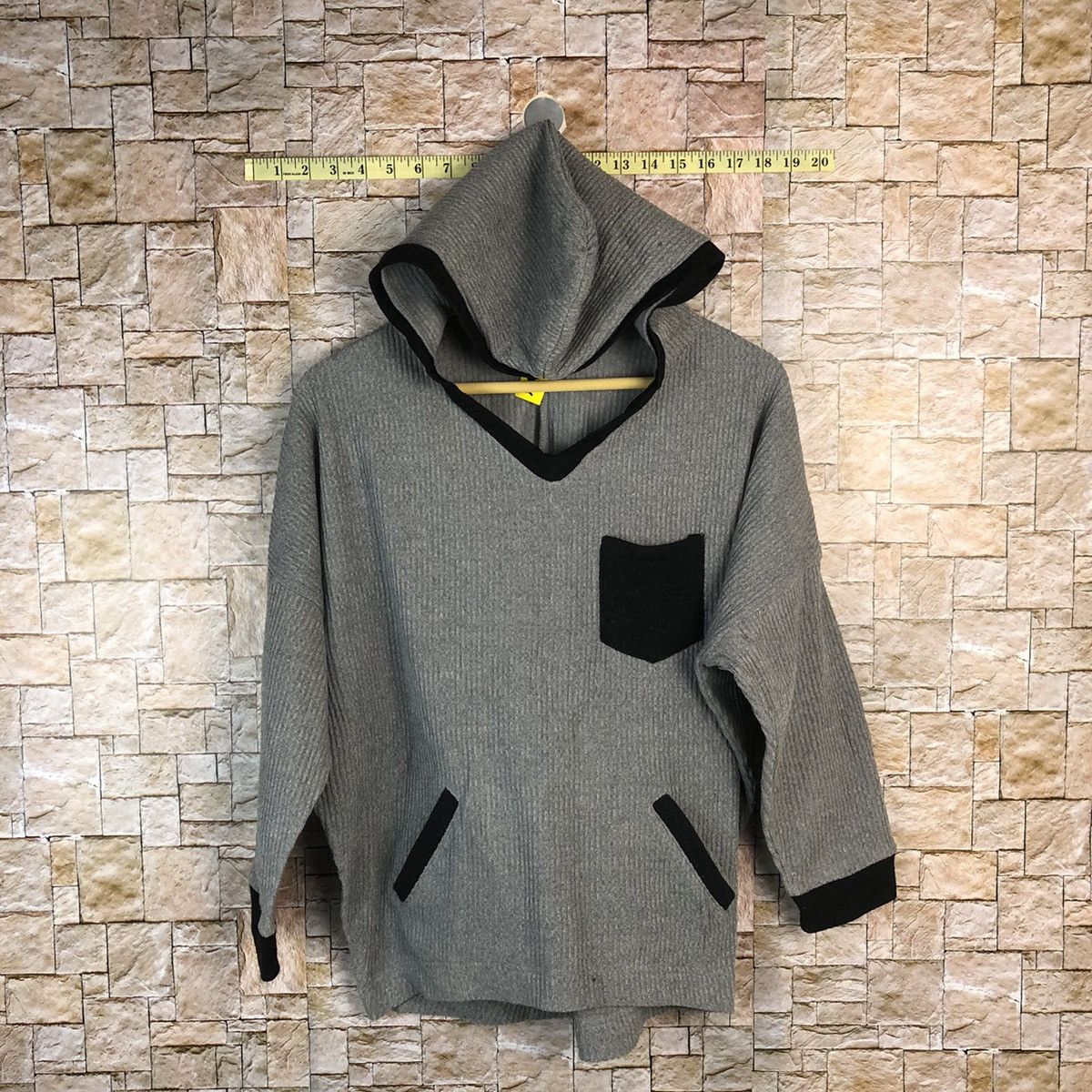 Japanese Brand Rapichie Grey Hoodie Knitwear #A508 Size M / US 6-8 / IT 42-44 - 1 Thumbnail
