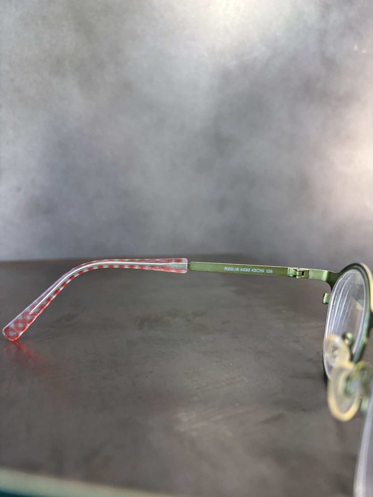 Designer Jean Lafont Paris Frames Green Metal Rebus 4030 Eyeglasses Size ONE SIZE - 8 Thumbnail