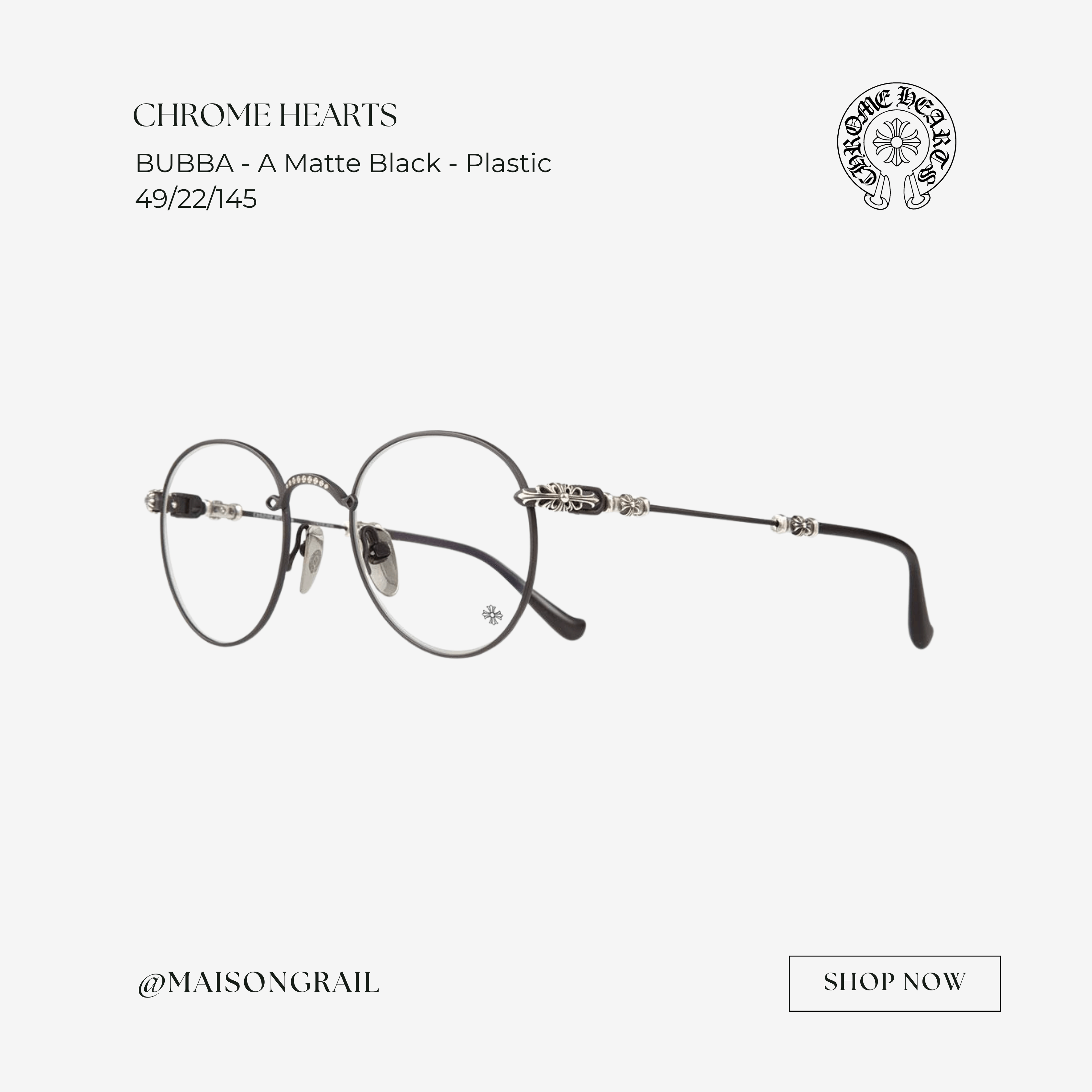 CHROME HEARTS WEIRDO EYEGLASSES