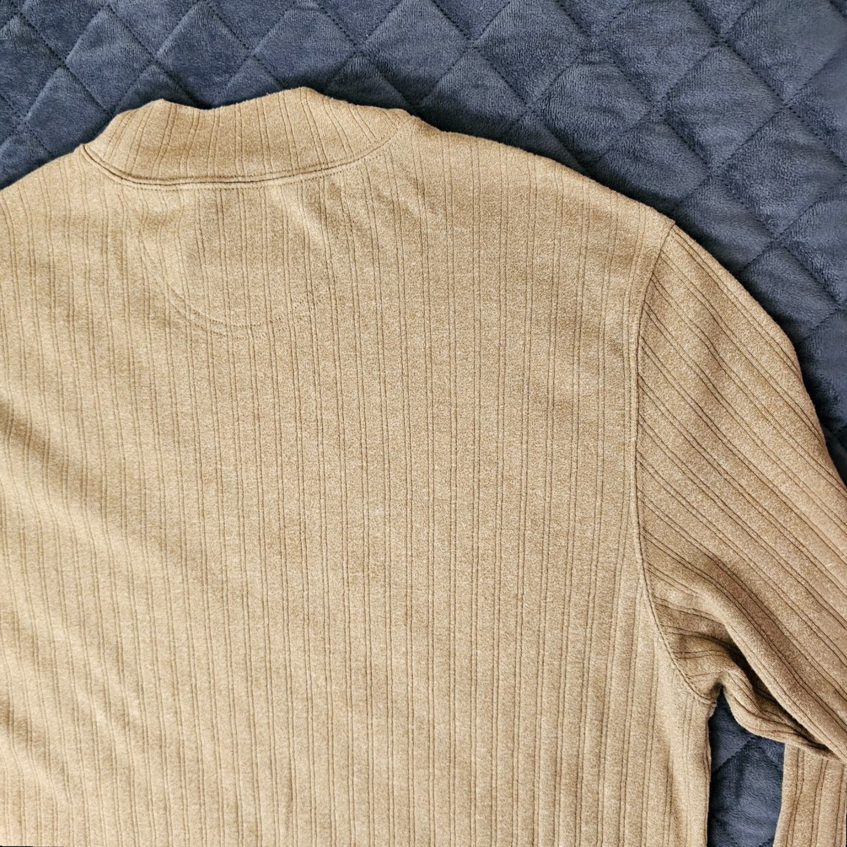 Vintage Covington Sweater Men's L Brown High Neck Long Sleeve Pullover Ribbed Knit Cotton Solid Vintage No Size US L / EU 52-54 / 3 - 7 Thumbnail