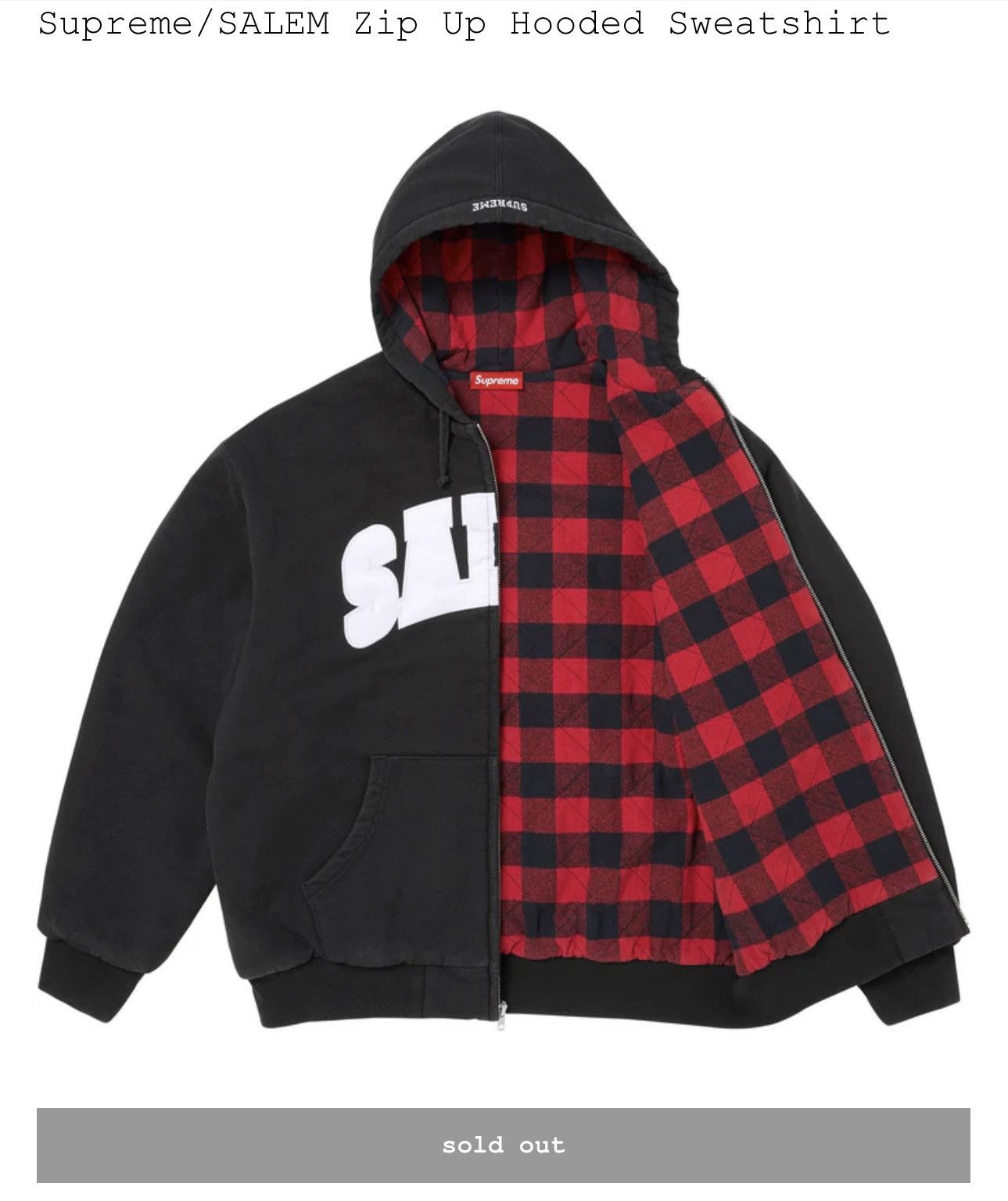 S4LEM supreme salem zip-up Size US L / EU 52-54 / 3 - 2 Thumbnail
