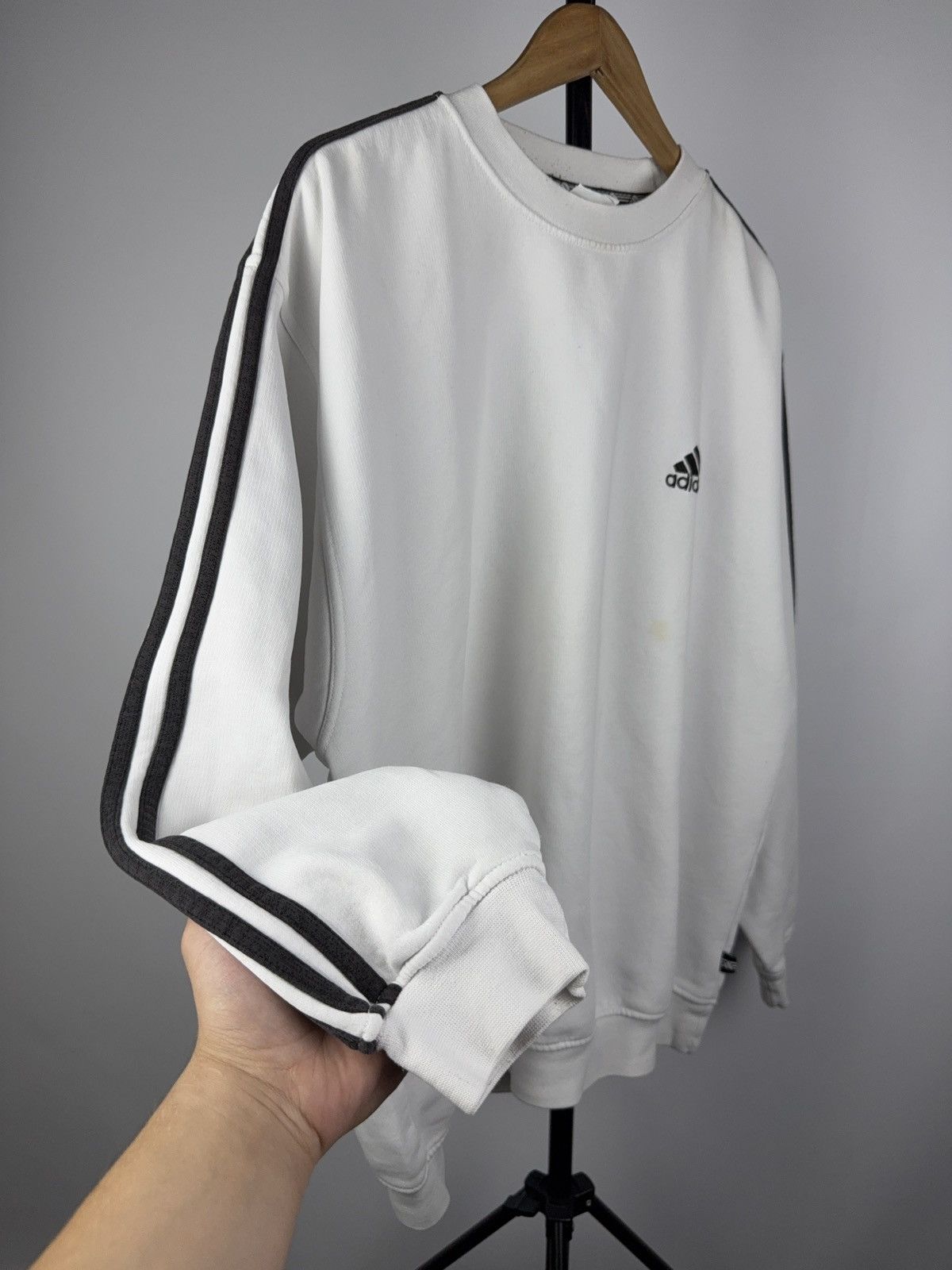 Adidas Vintage 90s 00s Y2K retro Adidas Sweatshirt Size US L / EU 52-54 / 3 - 10 Thumbnail