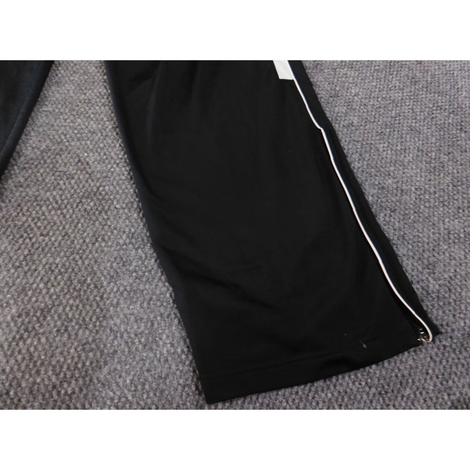 Nike VINTAGE Nike Sweatpants Mens XL Black Basketball Side Zip Track Athletic Size US 36 / EU 52 - 3 Thumbnail