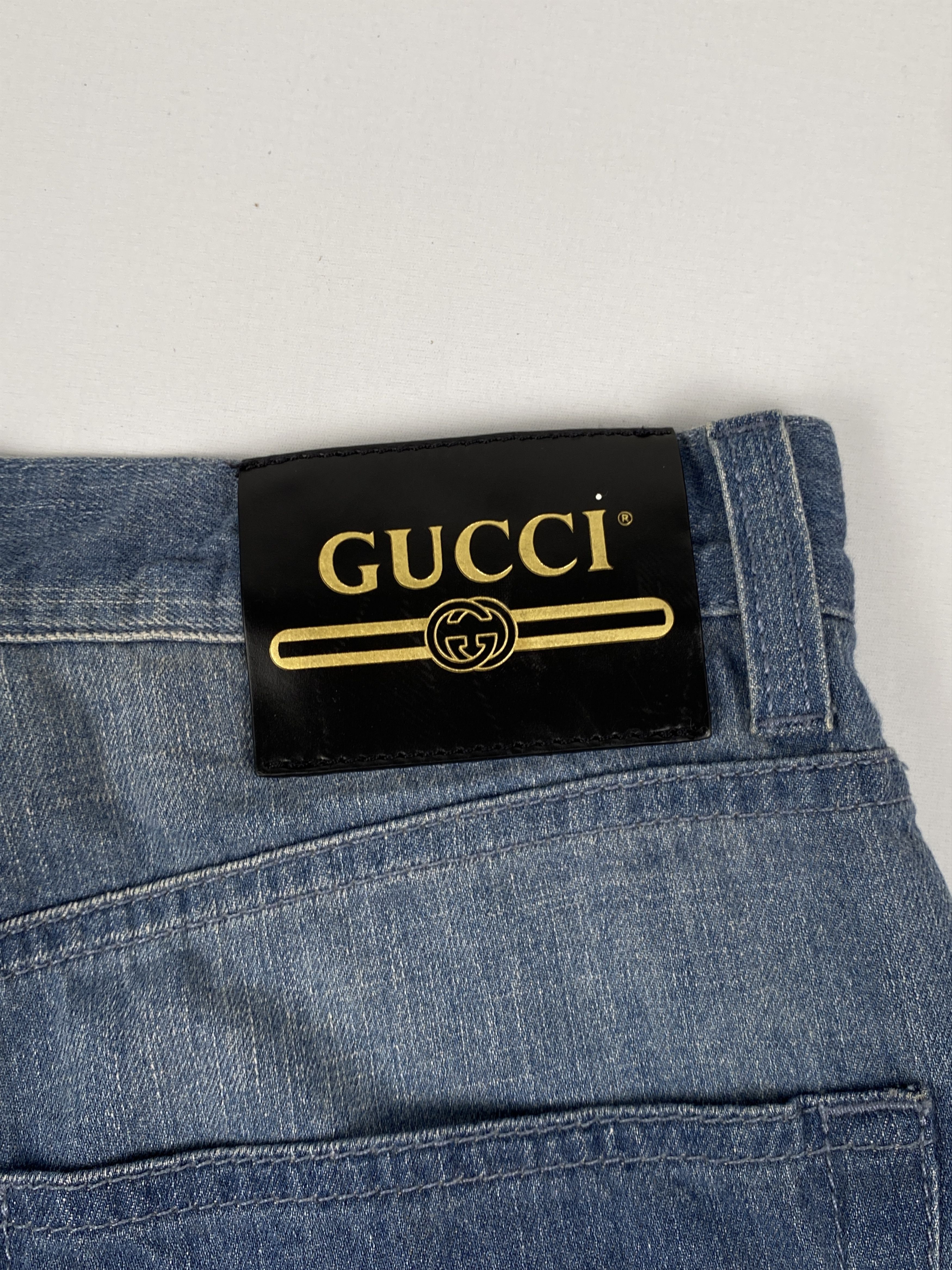 Gucci Washed Denim Jeans Size 26" / US 2 / IT 38 - 12 Thumbnail