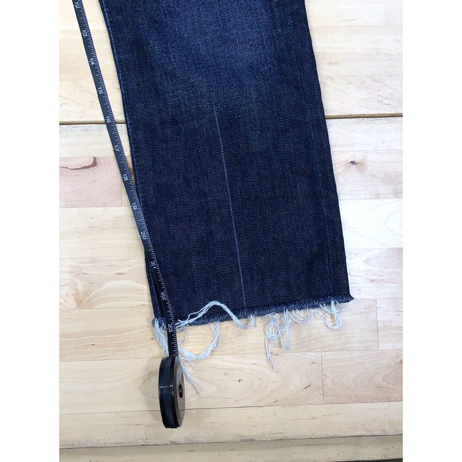 Lucky Brand Womens Lucky Brand Sweet N' Straight Jeans 0/25 Dark Blue Denim Regular Size 0-25 Women Straight Jeans Womens Size 25" / US 0 / IT 36 - 6 Thumbnail