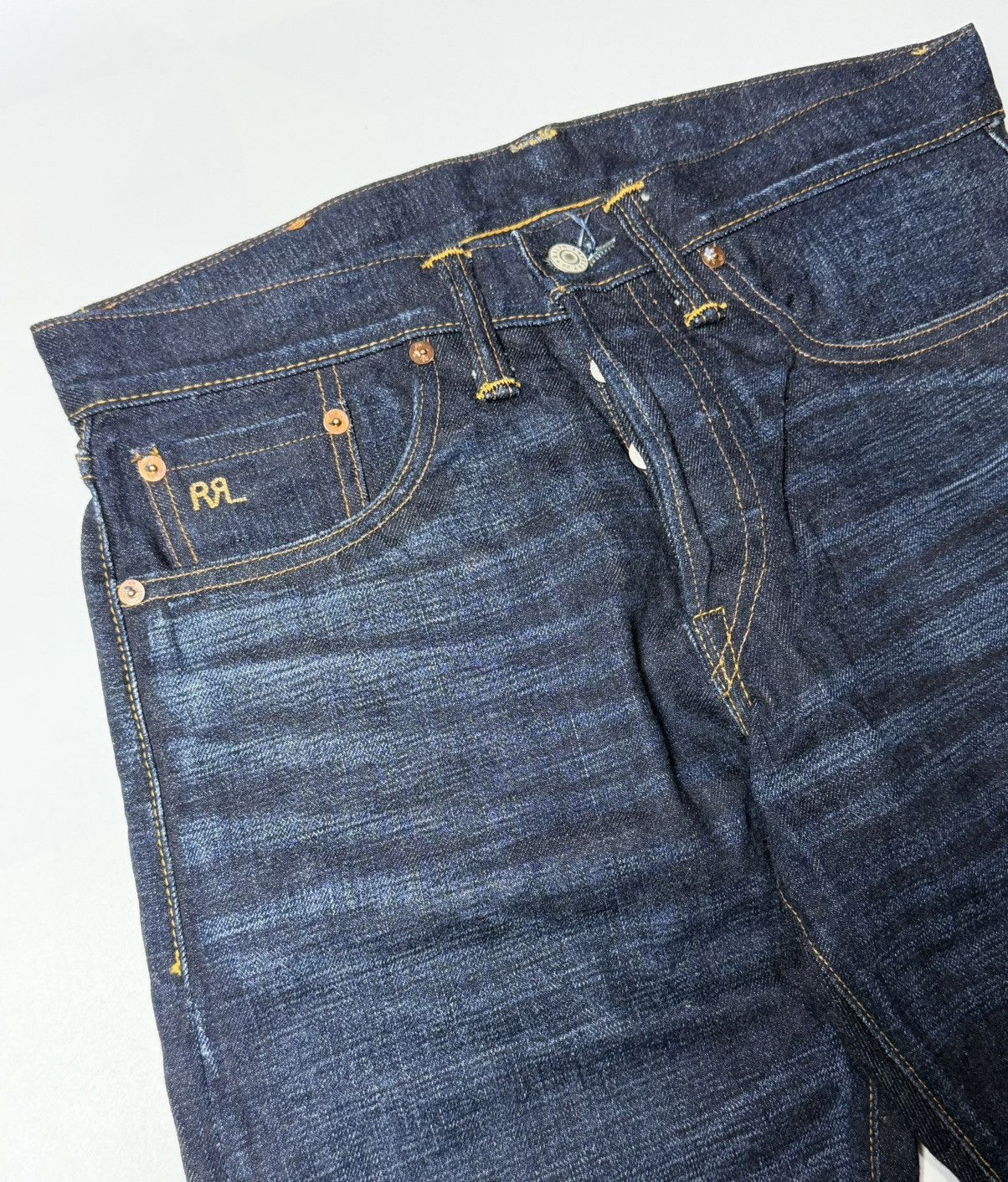 RRL Ralph Lauren RRL - Japan Indigo Selvedge Jeans Size US 30 / EU 46 - 10 Thumbnail