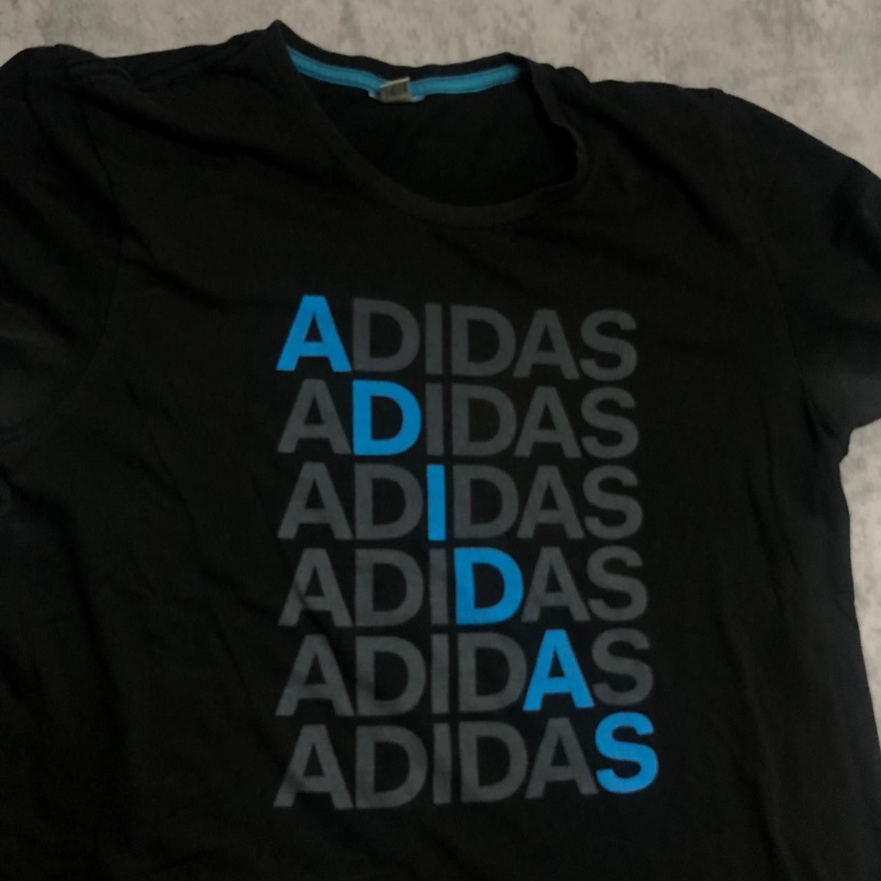 Adidas Black Adidas cotton T-shirt #AdidasTee Size US S / EU 44-46 / 1 - 2 Thumbnail
