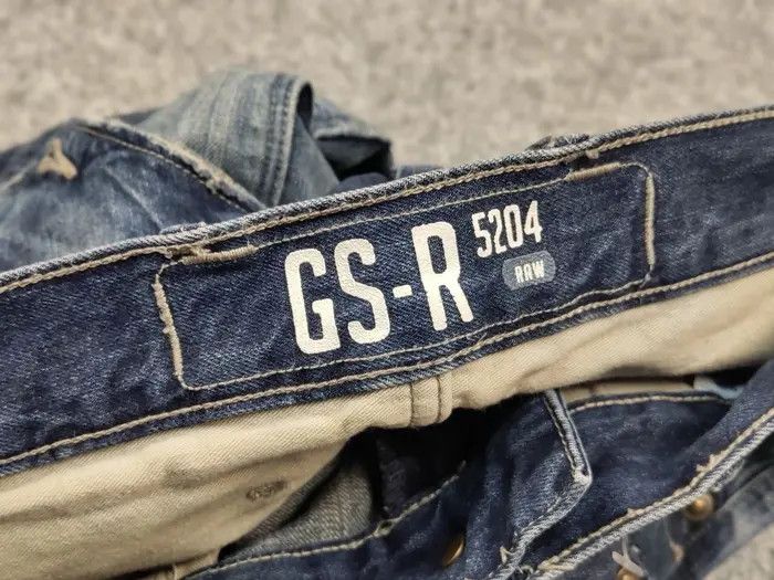 G-Star Vintage G-Star Raw Japan Skiff 5620 3d Tapered Denim Jeans Size US 30 / EU 46 - 8 Thumbnail