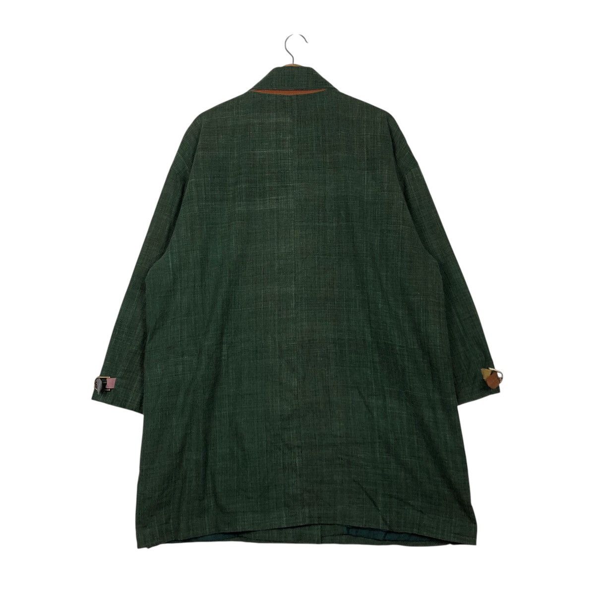Issey Miyake 📌Rich Green Vintage Jacket Comme Se Soir Buckle Size US M / EU 48-50 / 2 - 10 Thumbnail