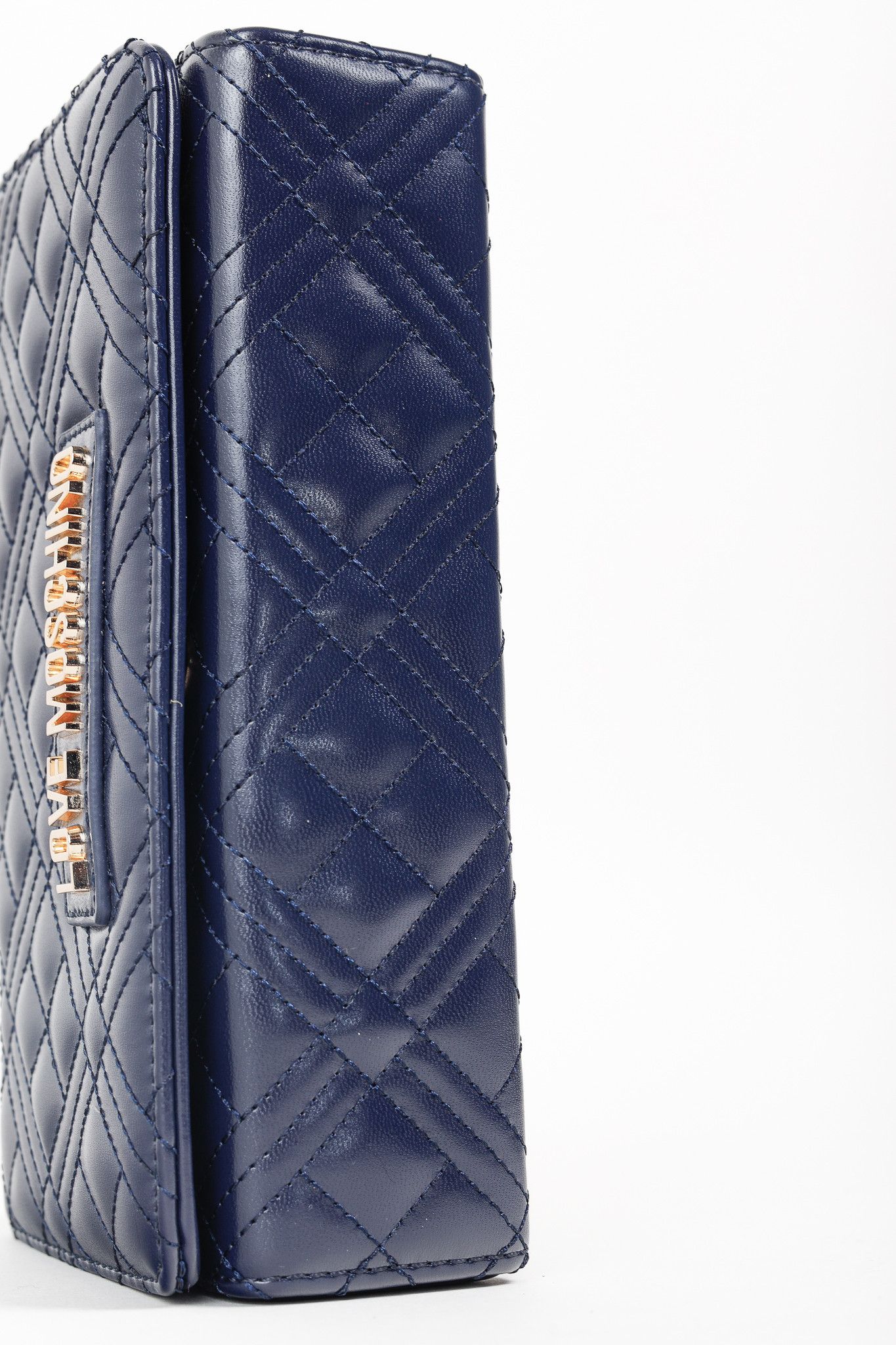 Love Moschino Love Moschino Borsa Quilted Nappa PU Navy Shoulder Bag Size ONE SIZE - 5 Thumbnail