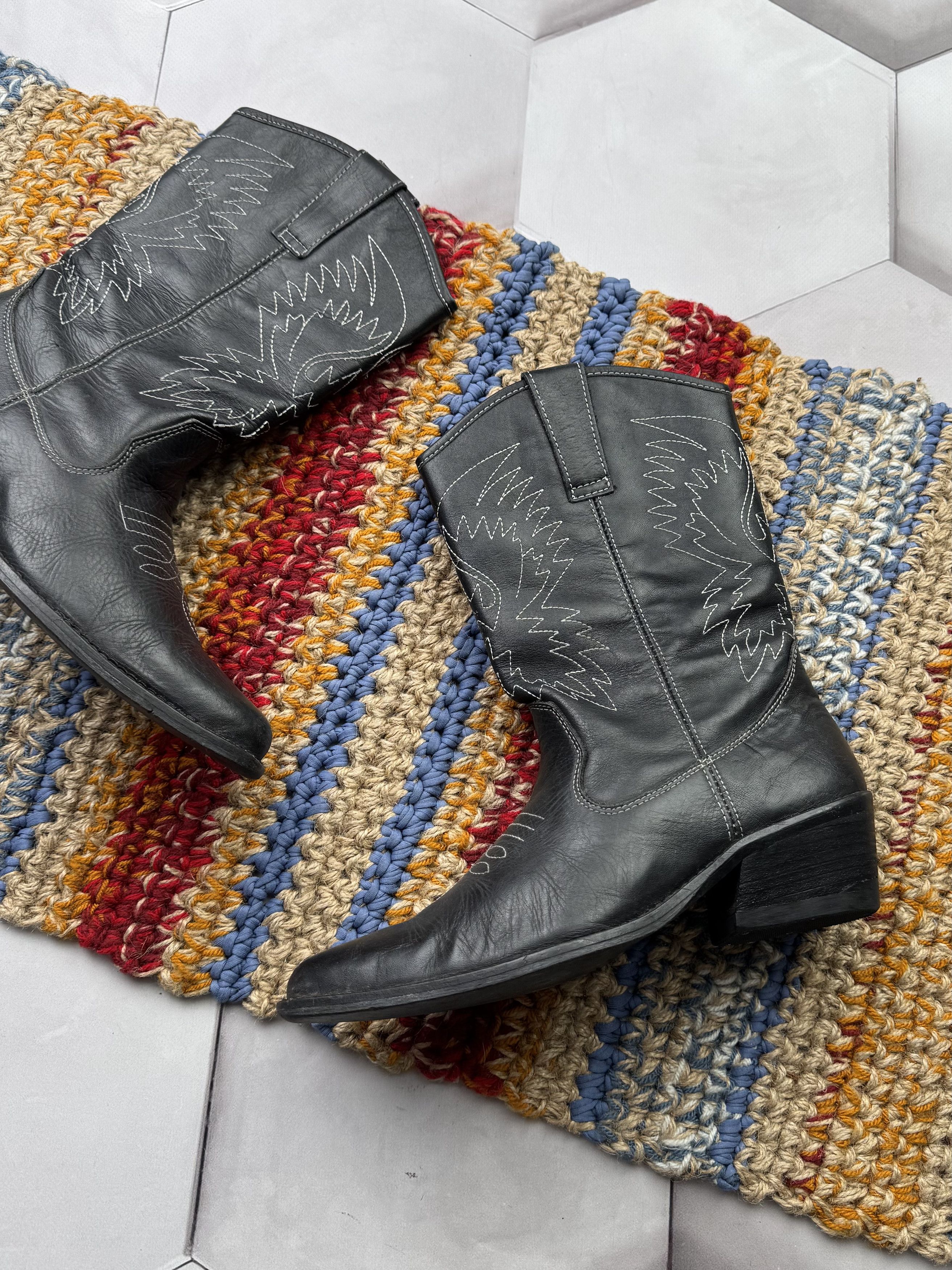 Japanese Brand Vintage Cowboy Boots Size US 7 / IT 37 - 3 Thumbnail