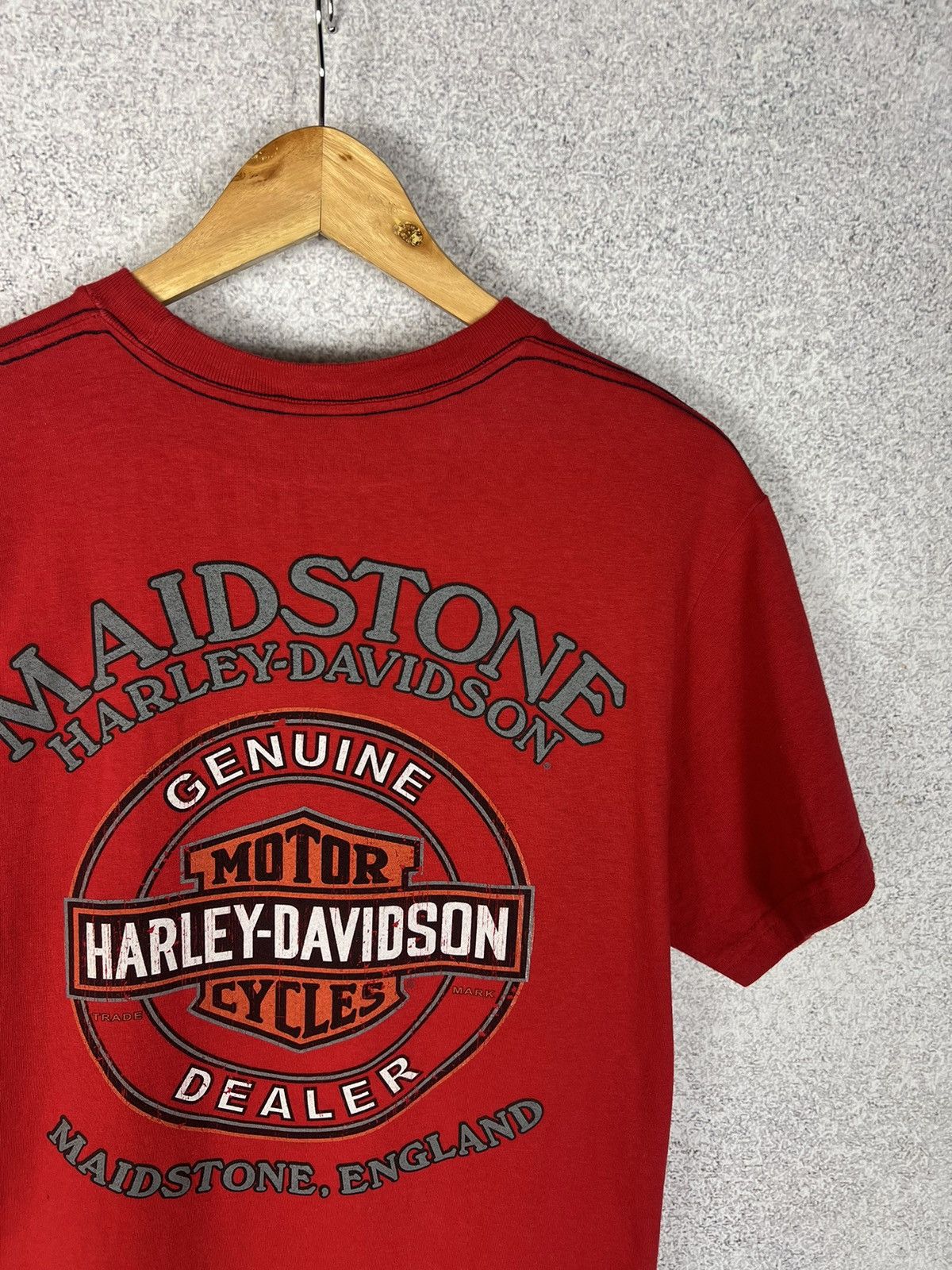 Other Vintage Harley Davidson Big Logo England Tee Size US M / EU 48-50 / 2 - 2 Thumbnail
