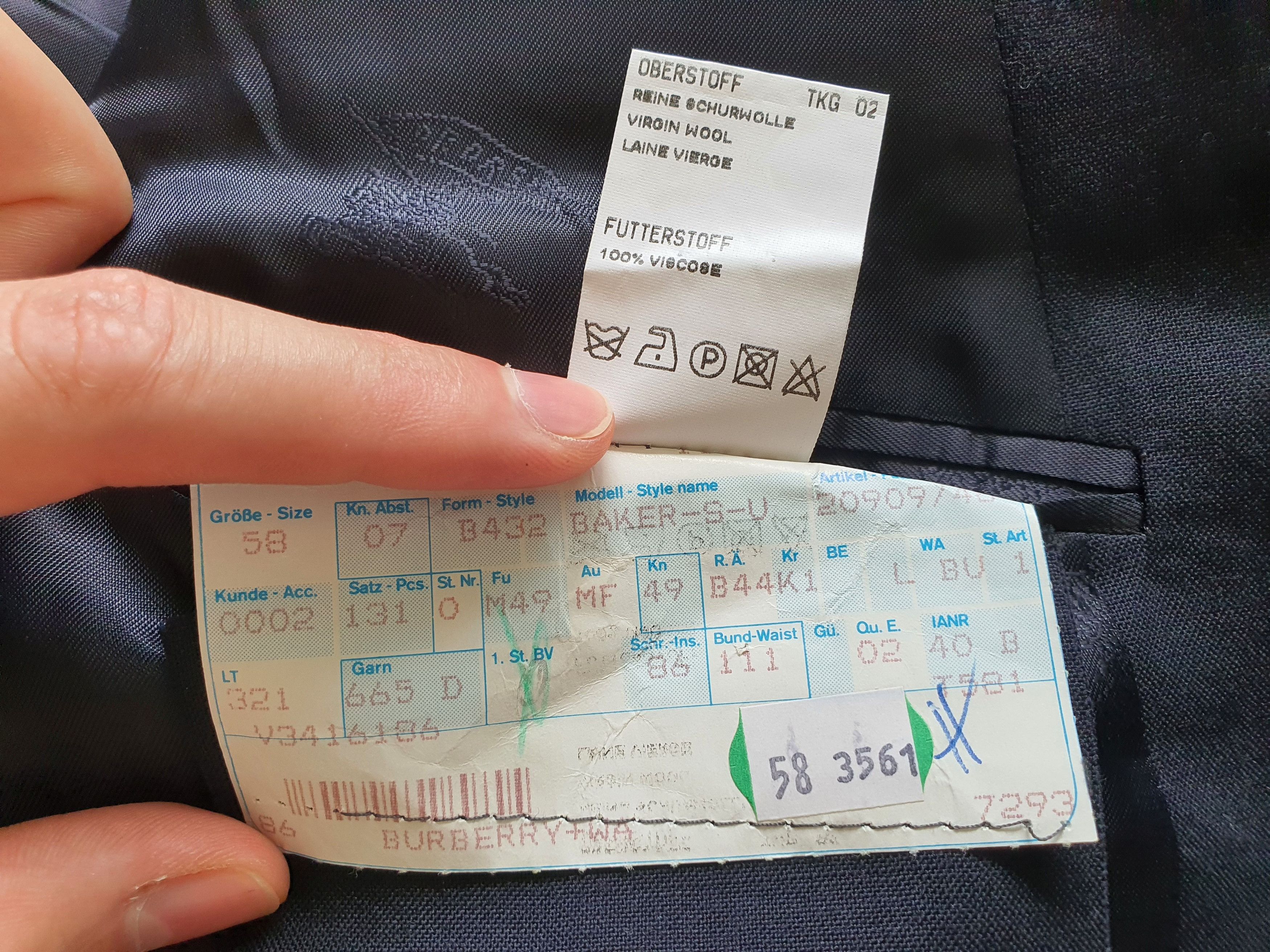 Burberry Prorsum 'BURBERRYS' - Double Breasted (6x2) Sports Coat Suit Jacket Size 48R - 8 Thumbnail