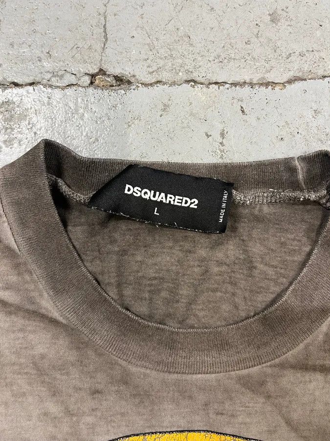 Dsquared2 SS2017 Dsquared2 Grey & Orange Cactus Sunset T-Shirt Size US M / EU 48-50 / 2 - 6 Thumbnail