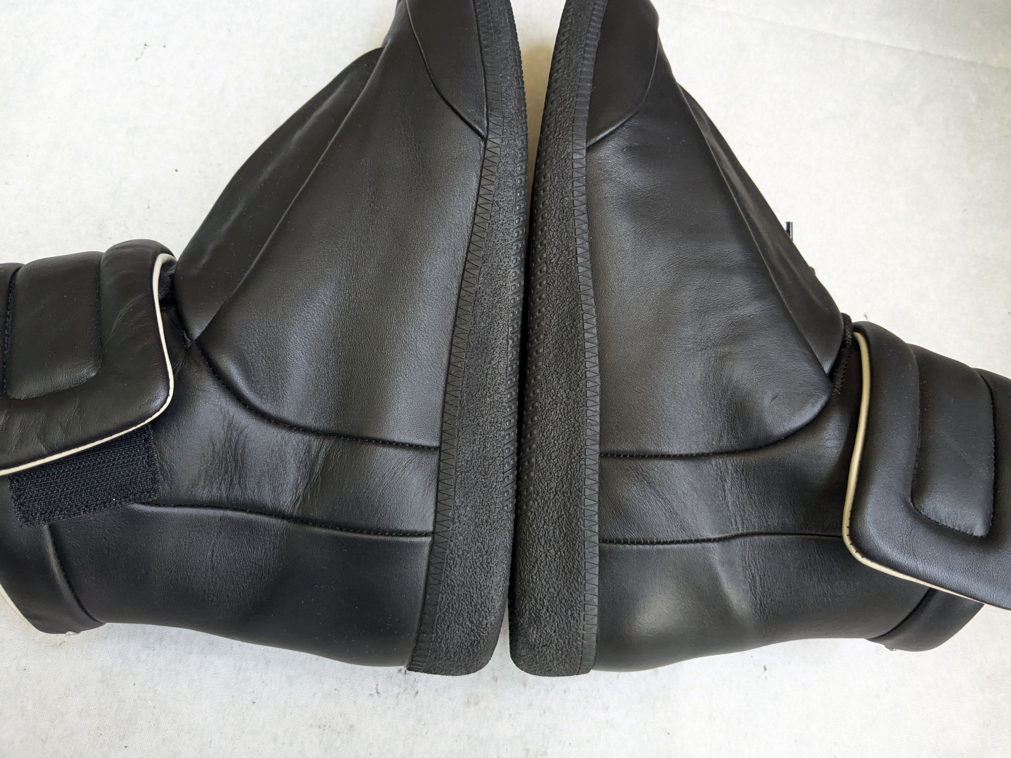 Maison Margiela Maison Margiela Future Black 12 45 High Tops Leather Size US 12 / EU 45 - 13 Thumbnail