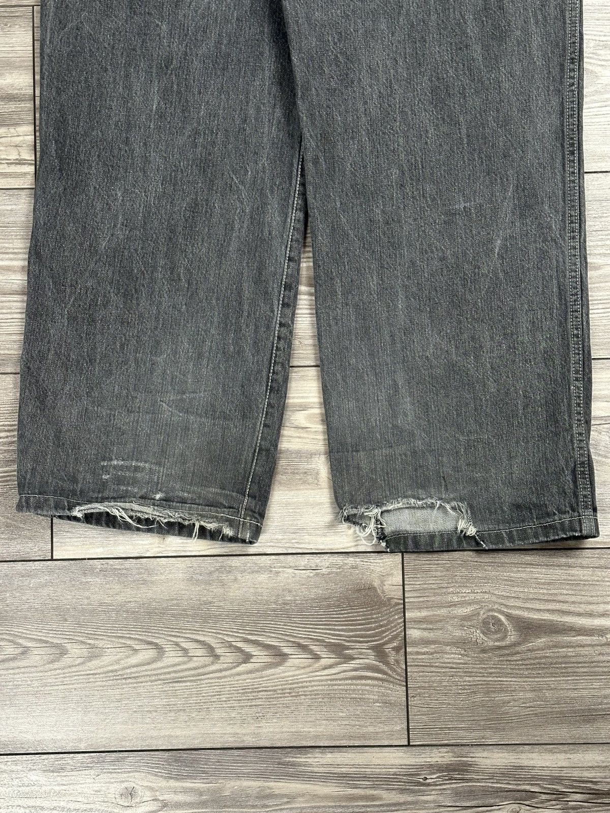 JNCO Vintage Y2K Avirex Baggy Denim Embroidered Eagle Jeans Size US 38 / EU 54 - 5 Thumbnail