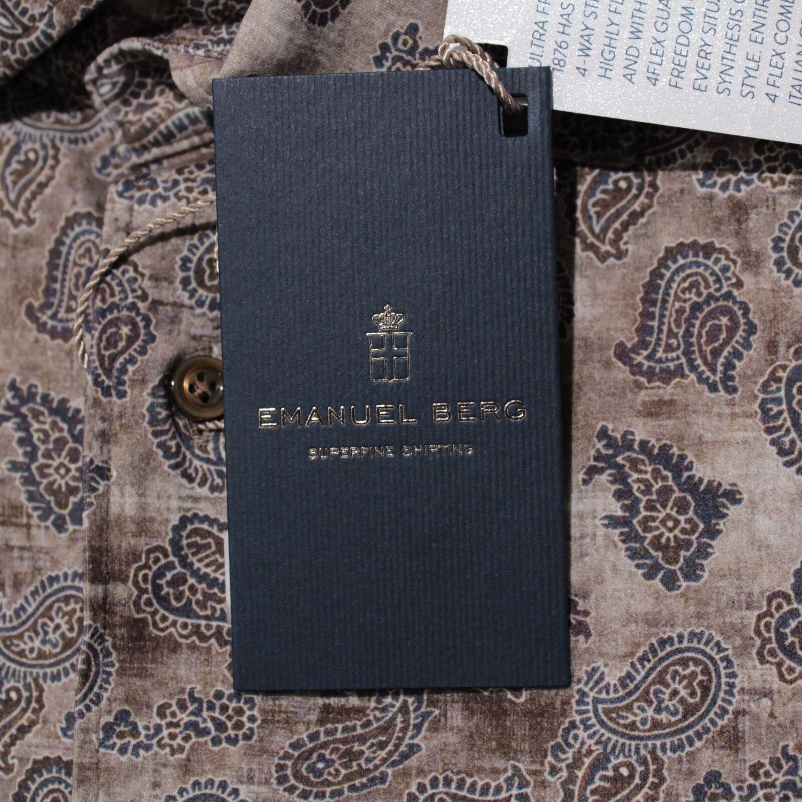Other Emanuel Berg New with tags Shirt Size XL US In Brown Size US XL / EU 56 / 4 - 2 Thumbnail