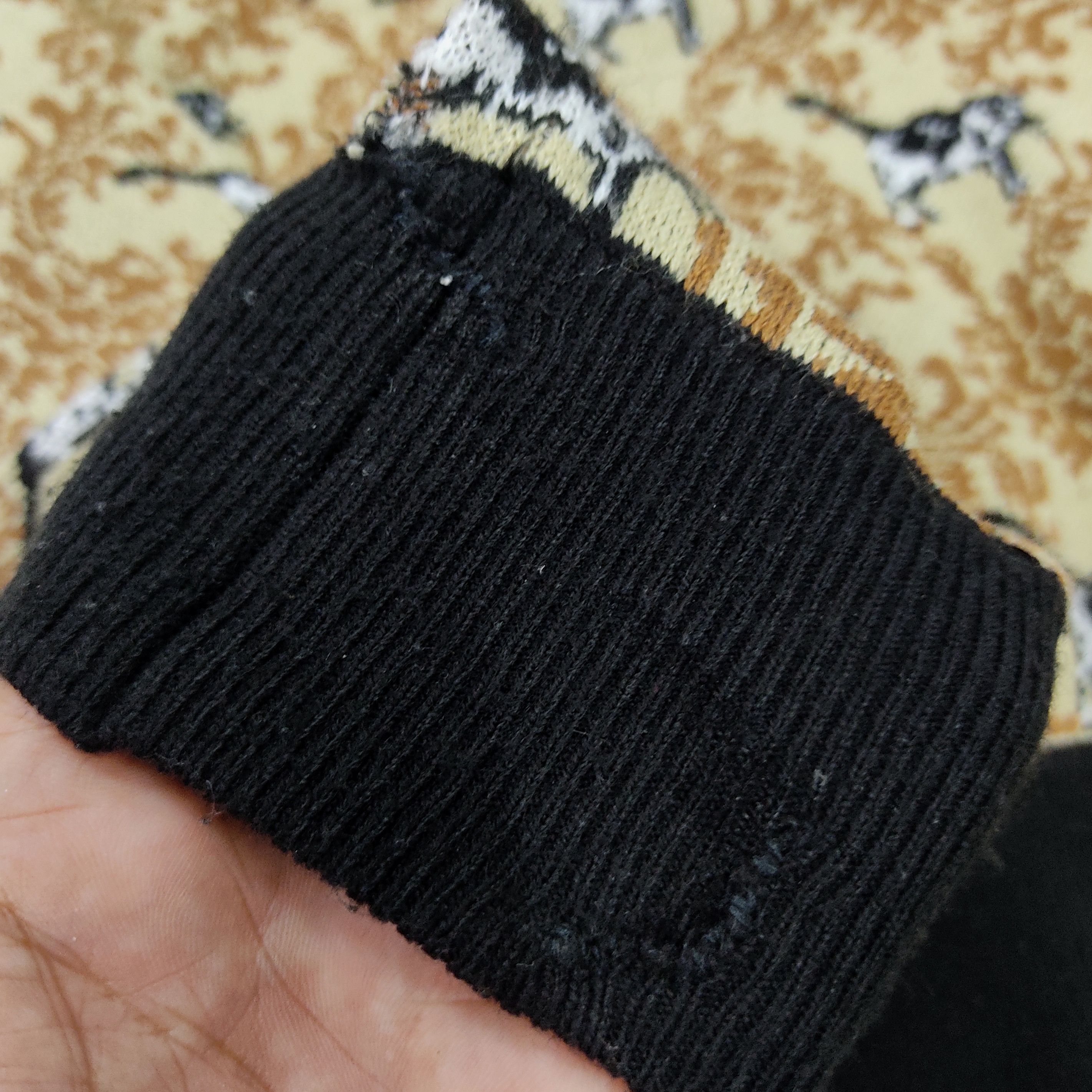 GU × Undercover GU Undercover Jacquard Knit Cropped Sweater Size S / US 4 / IT 40 - 10 Thumbnail