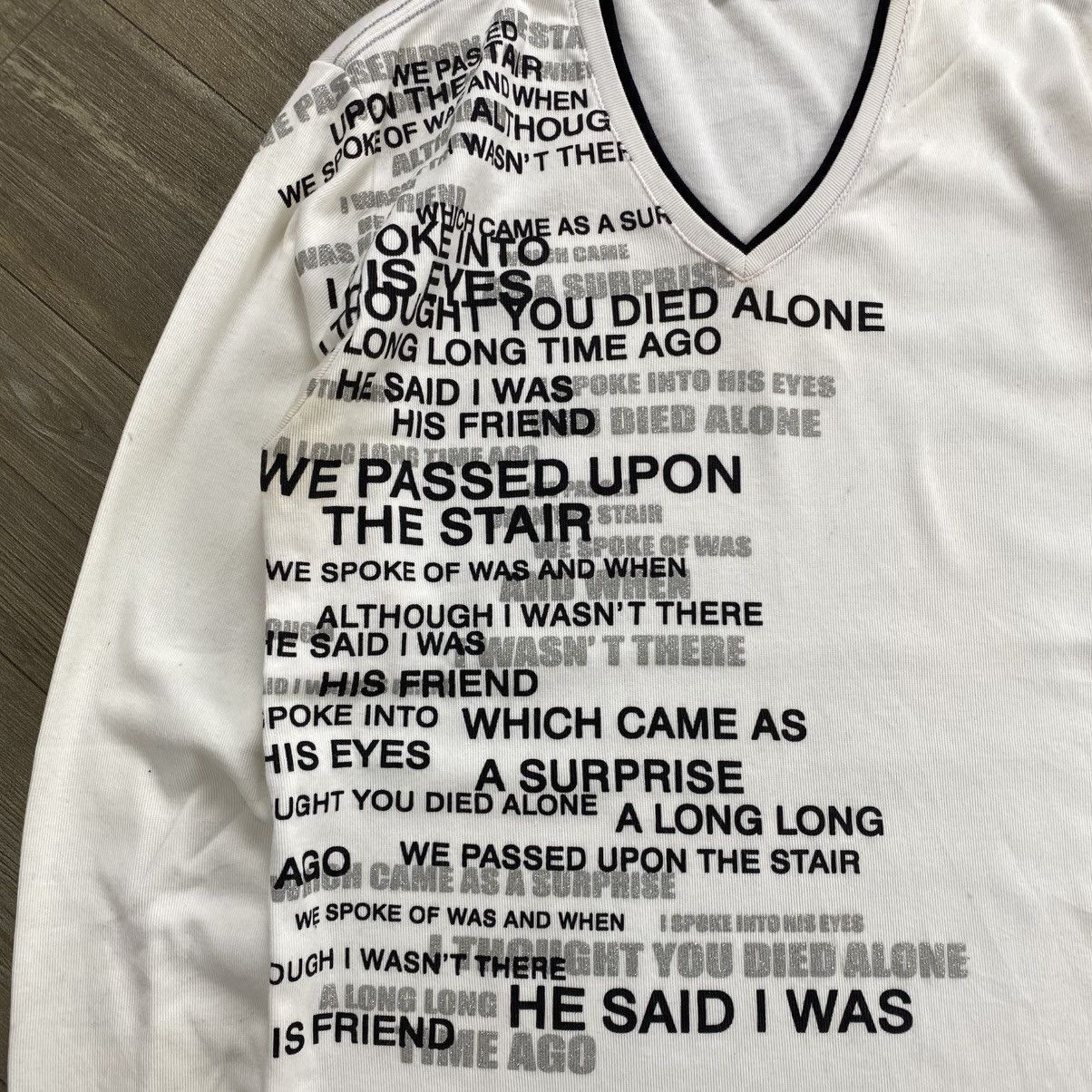 Japanese Brand 2000s Nicole Club Poem Ifsixwasnine Y2K Lgb Style Longsleeve Size US L / EU 52-54 / 3 - 4 Thumbnail