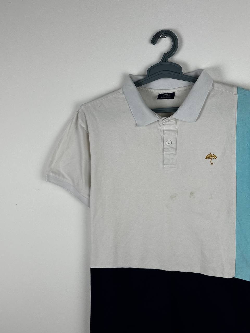 Helas × Japanese Brand × Vintage Helas Umbrella Multicolour Polo T Shirt Size M Size US M / EU 48-50 / 2 - 3 Thumbnail
