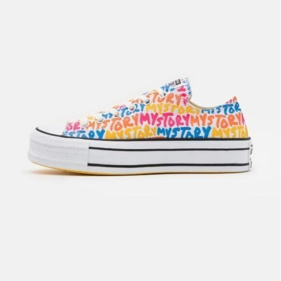 Converse Converse Chuck Taylor Double Stack Lift Platform "My Story" Size US 6.5 / IT 36.5 - 9 Thumbnail