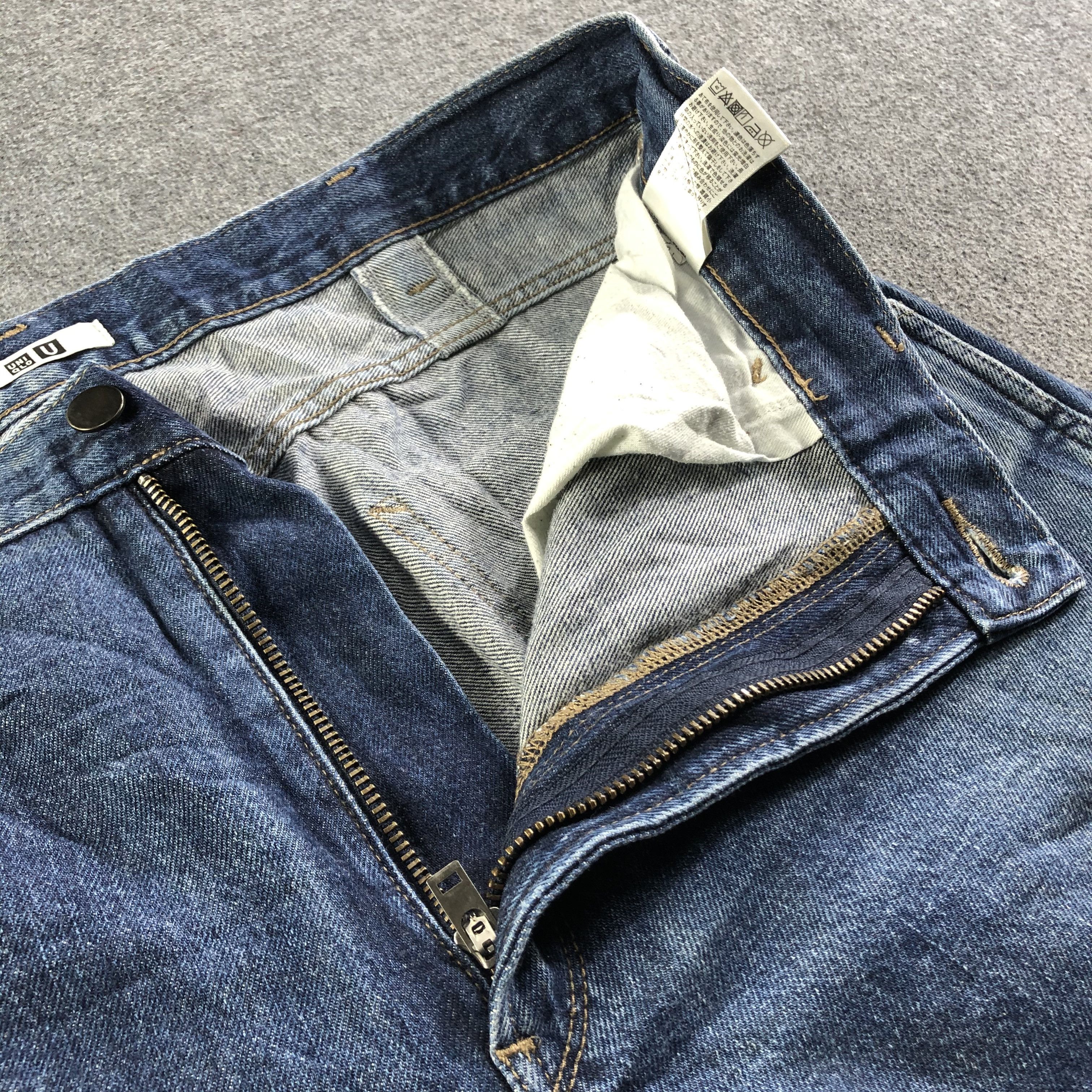 Uniqlo Blue Wash Uniqlo Jeans-J3757 Size US 37 - 8 Thumbnail